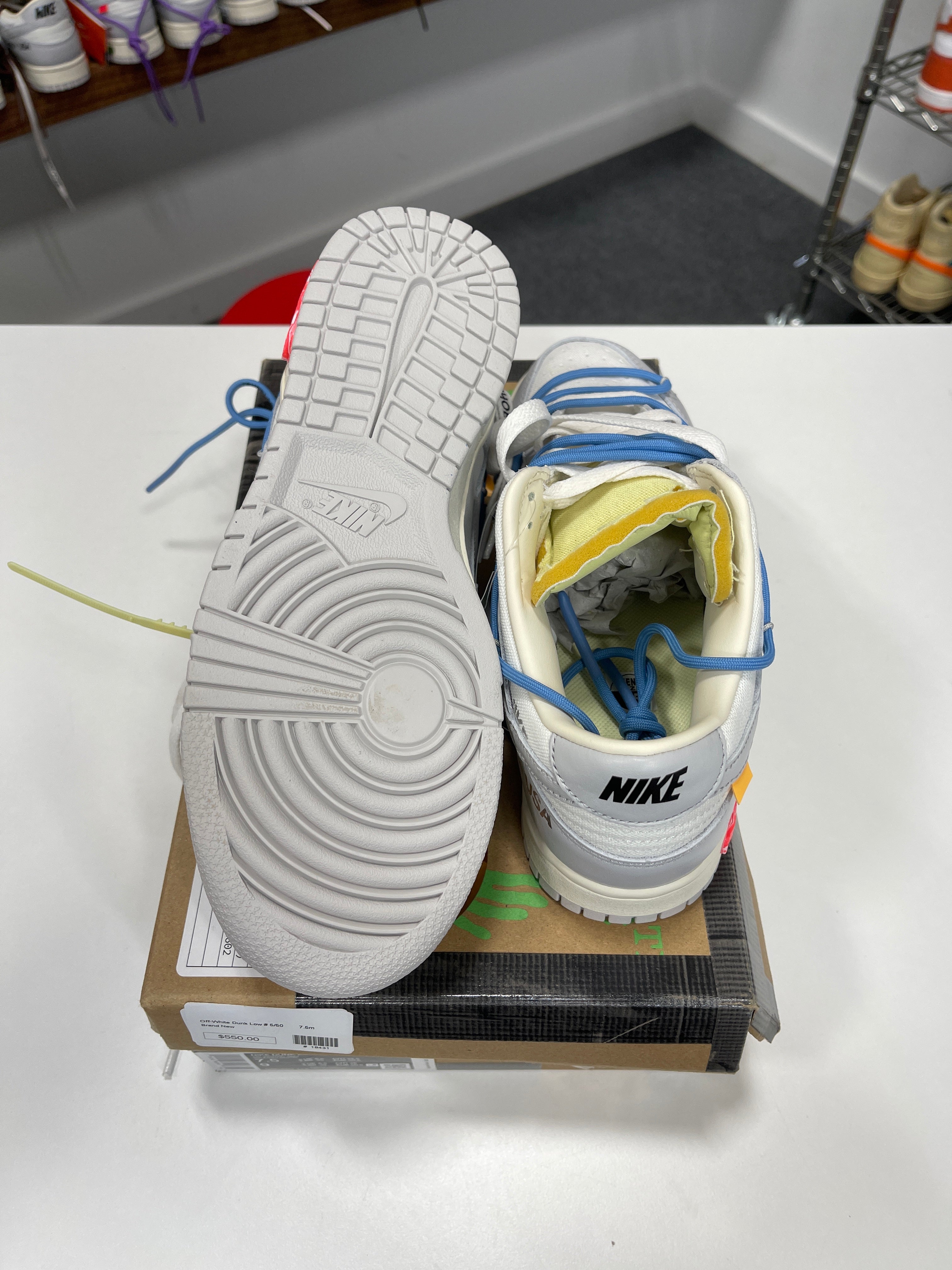 Nike Dunk Low Off-White Lot 5/50 - Sz 7.5