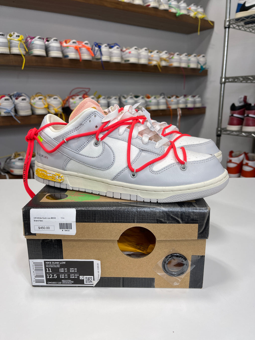 Nike Dunk Low Off-White Lot 6/50 - Sz 11