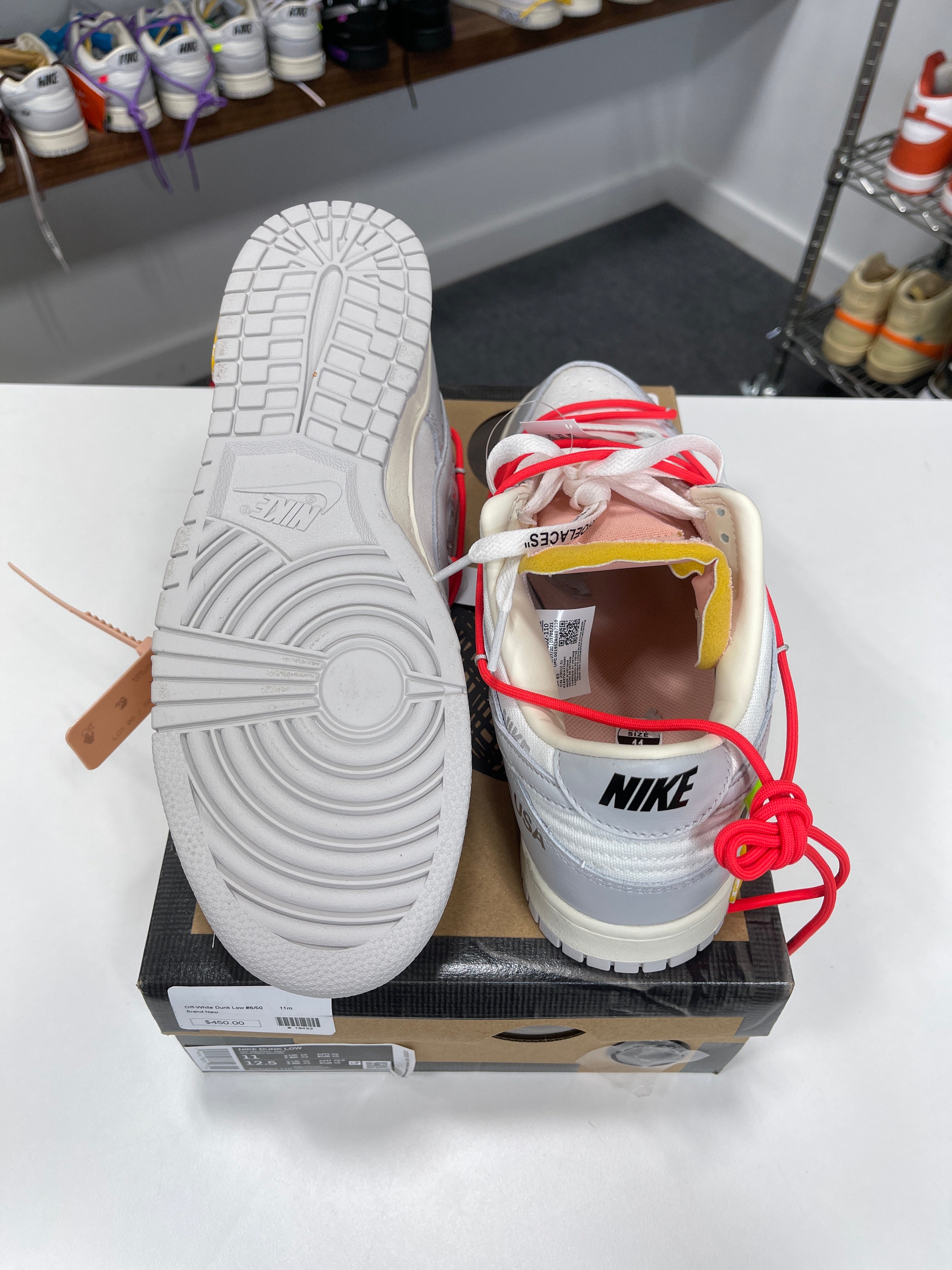Nike Dunk Low Off-White Lot 6/50 - Sz 11