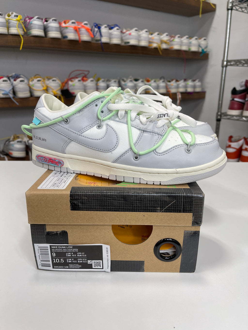 Nike Dunk Low Off-White Lot 7/50 - Sz 9