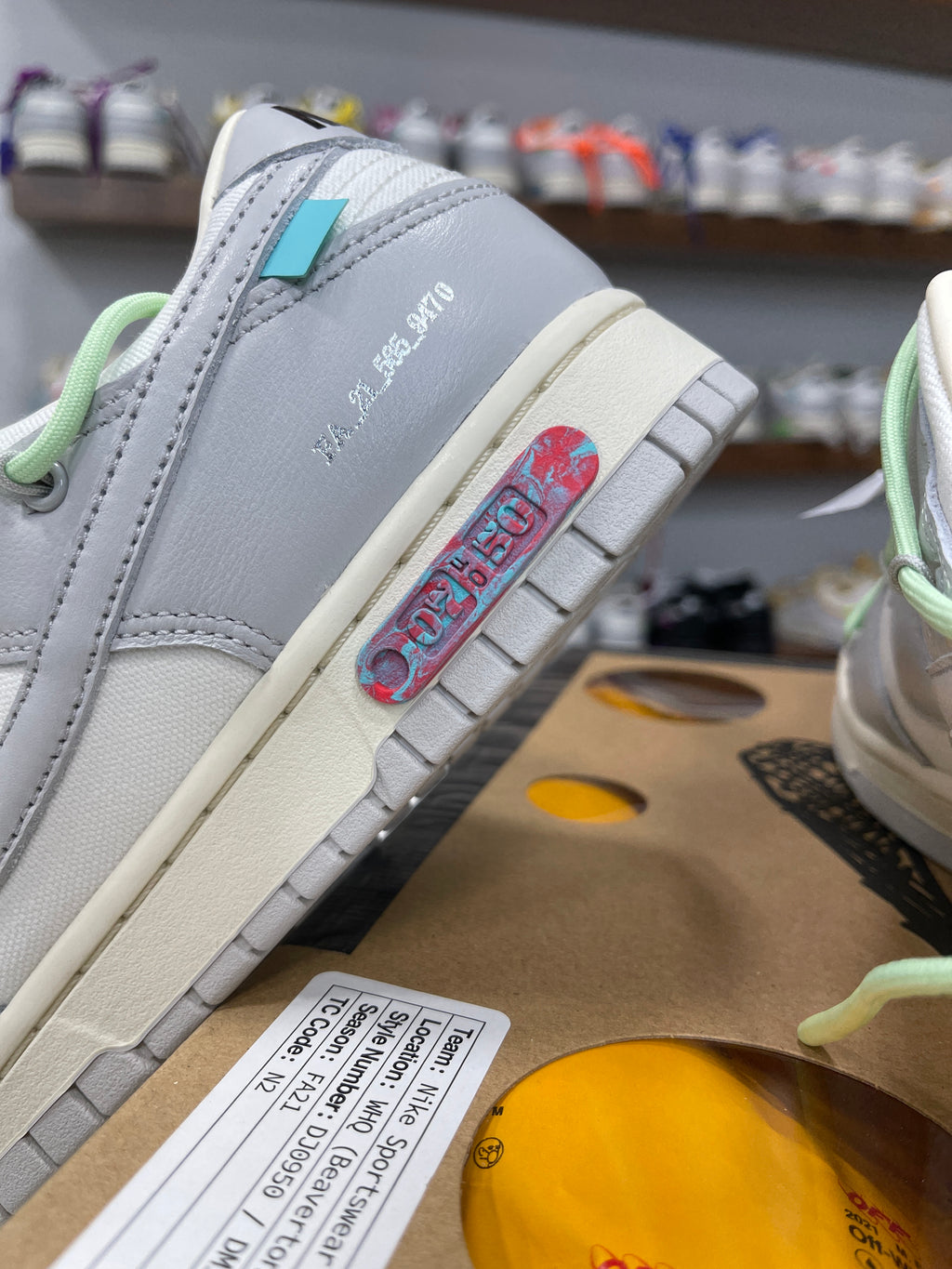 Nike Dunk Low Off-White Lot 7/50 - Sz 9