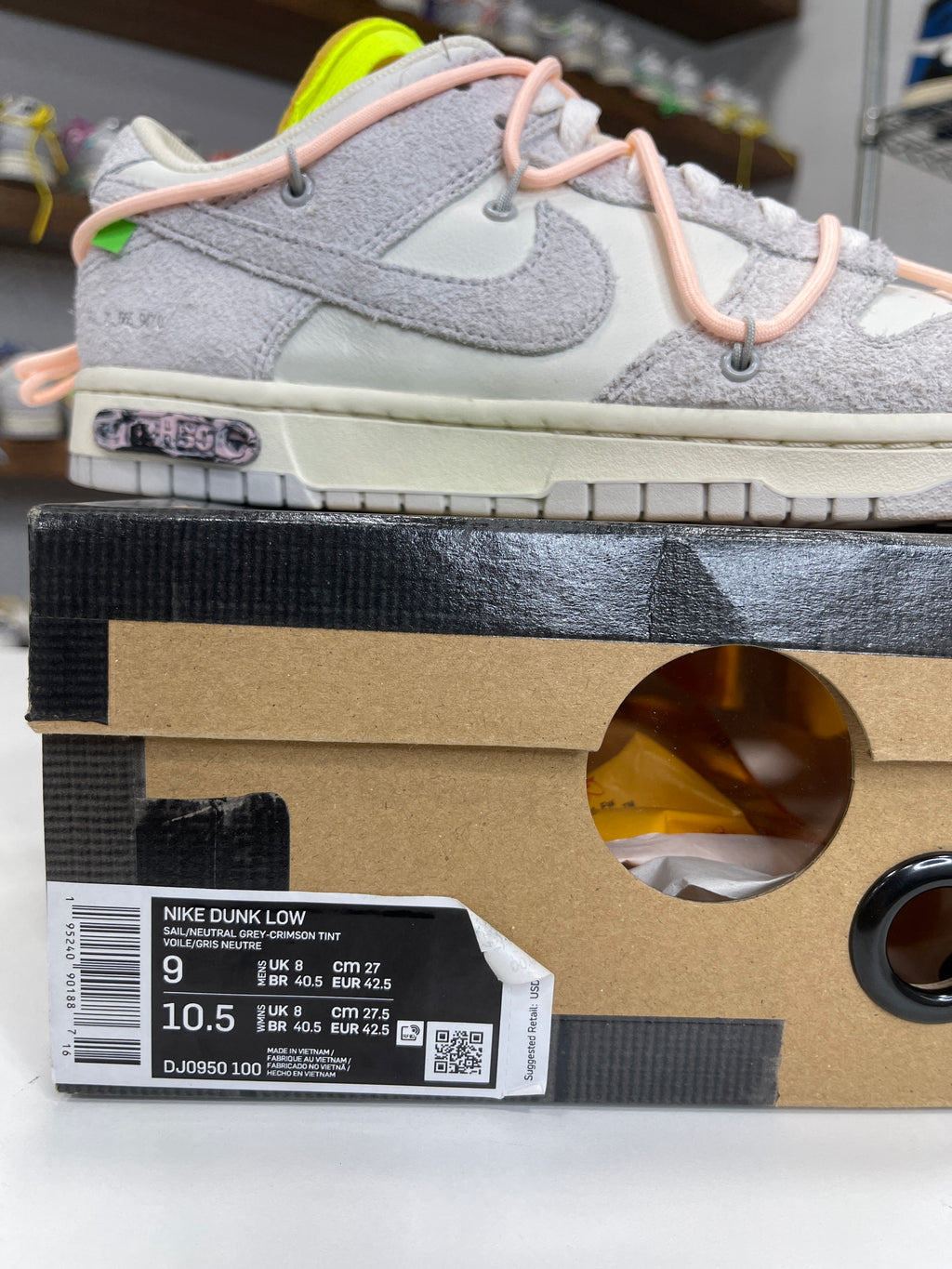 Nike Dunk Low Off-White Lot 12/50 - Sz 9