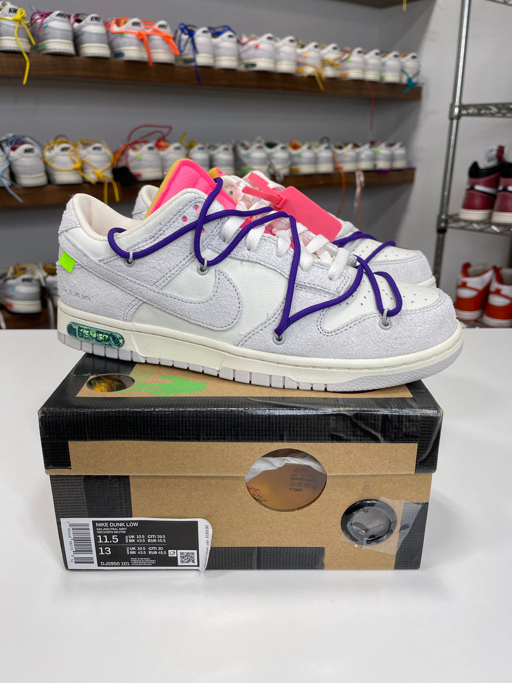 Nike Dunk Low Off-White Lot 15/50 - Sz 10