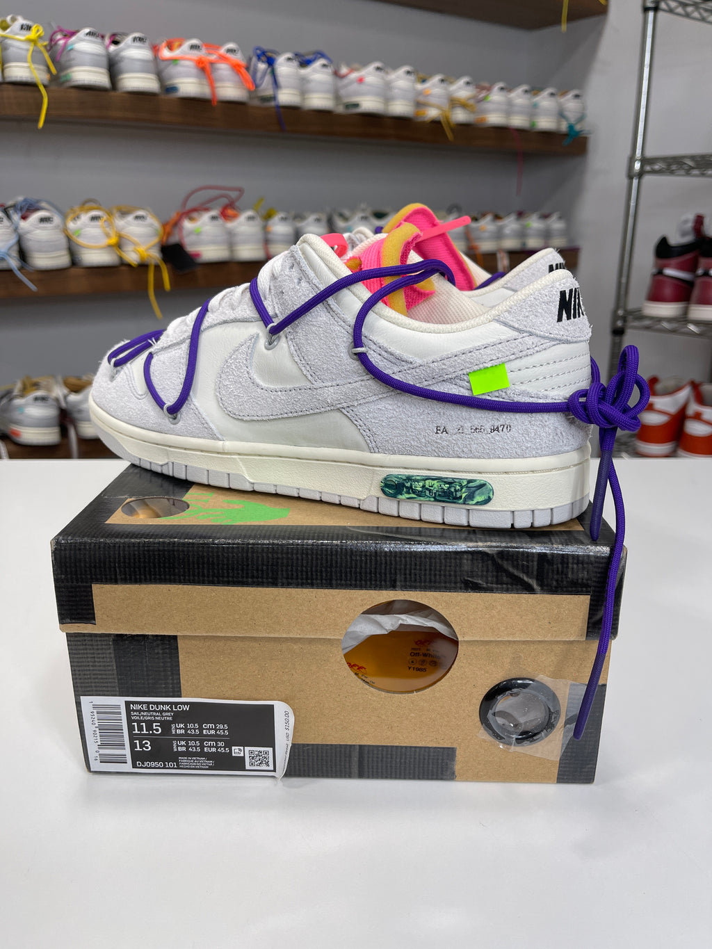 Nike Dunk Low Off-White Lot 15/50 - Sz 10