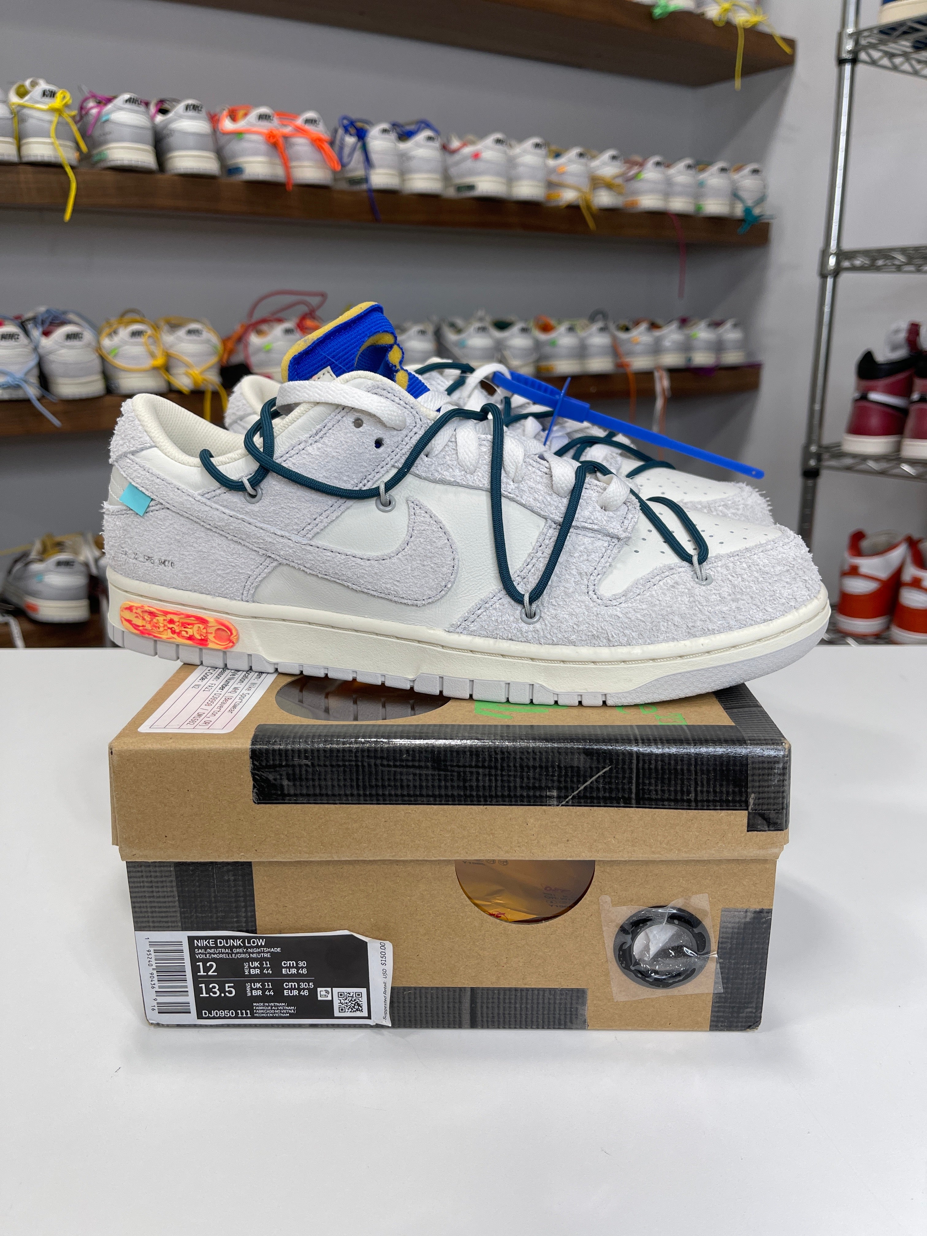Nike Dunk Low Off-White Lot 16/50 - Sz 12