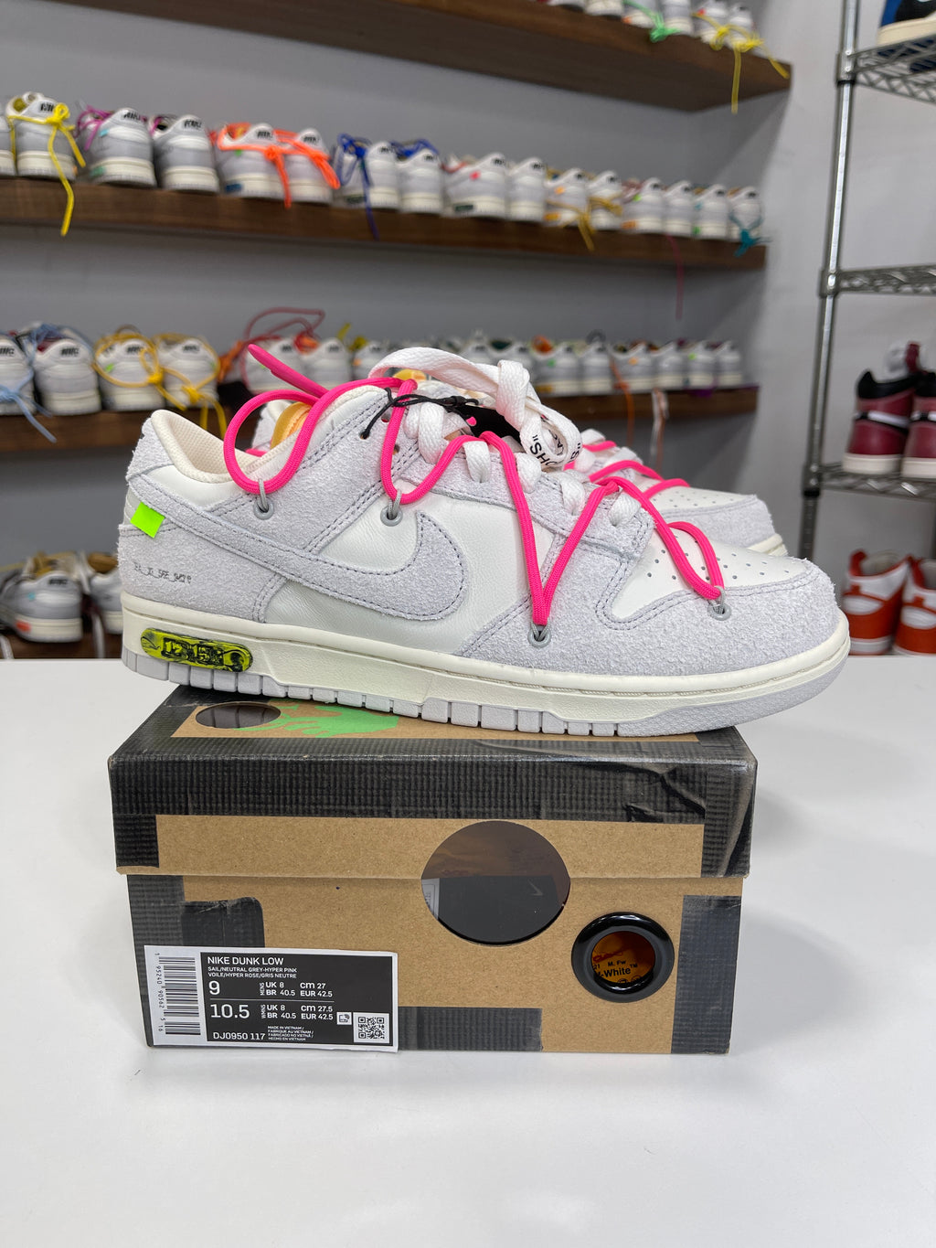 Nike Dunk Low Off-White Lot 17/50 - Sz 9