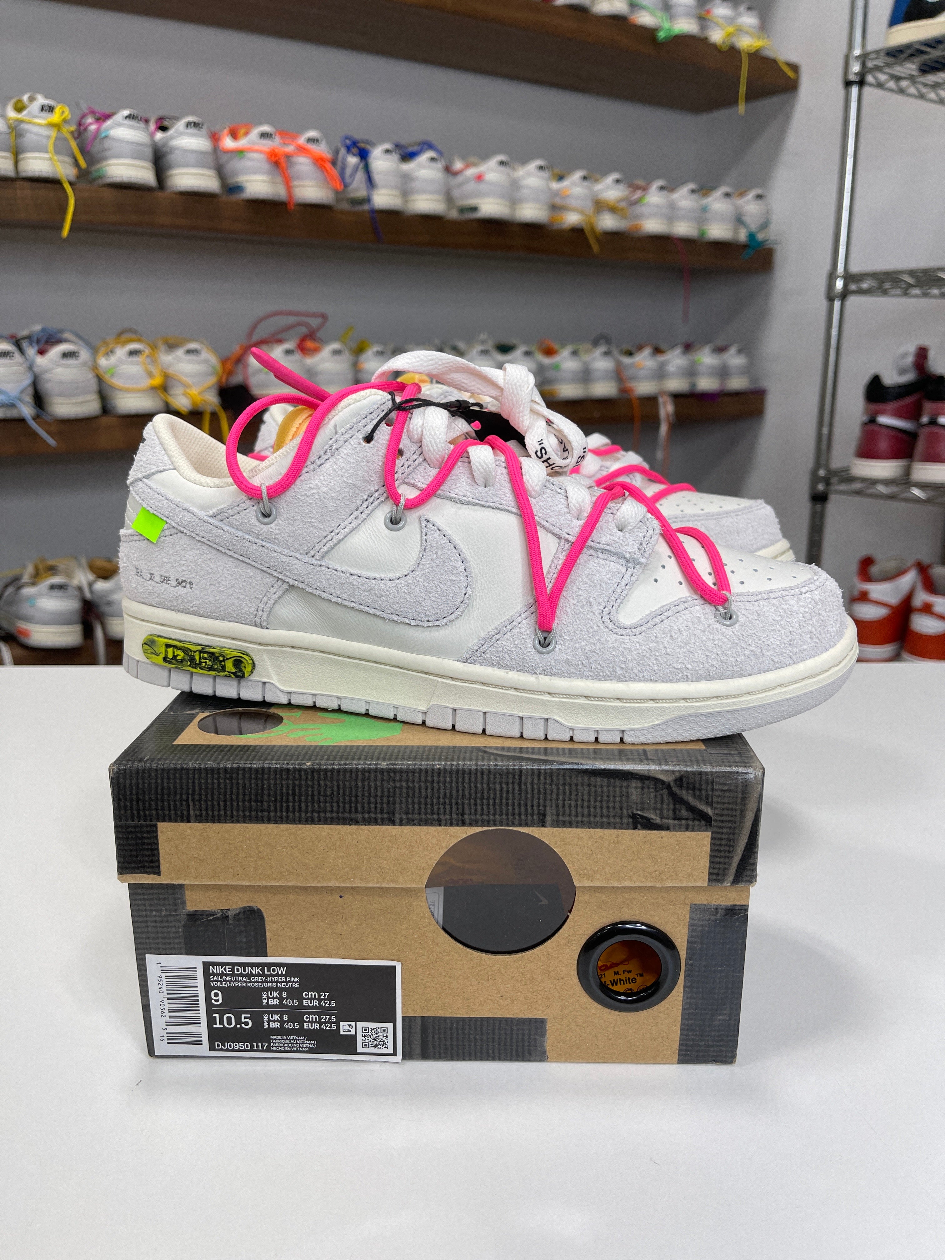 Nike Dunk Low Off-White Lot 17/50 - Sz 9