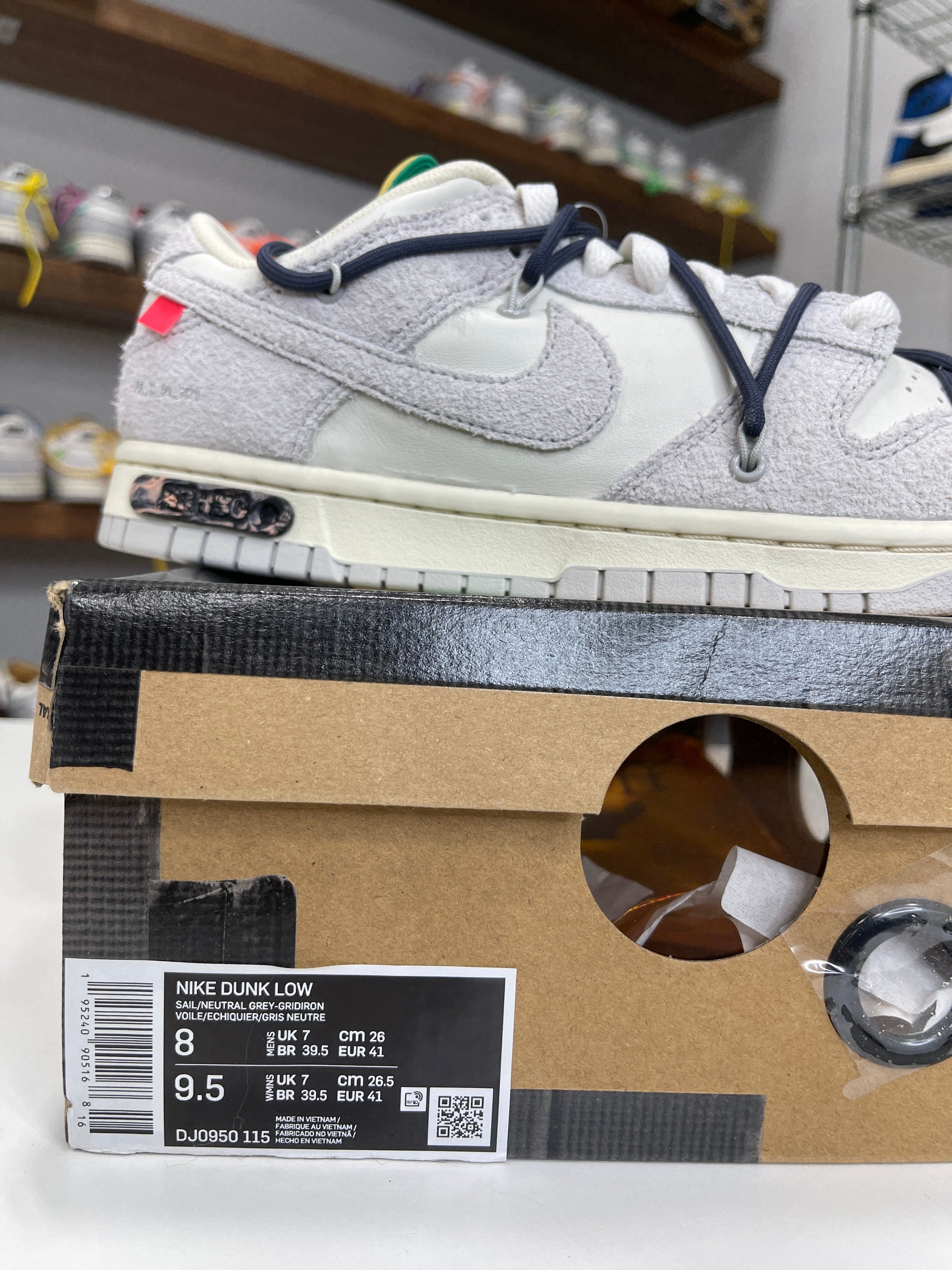 Nike Dunk Low Off-White Lot 20/50 - Sz 8