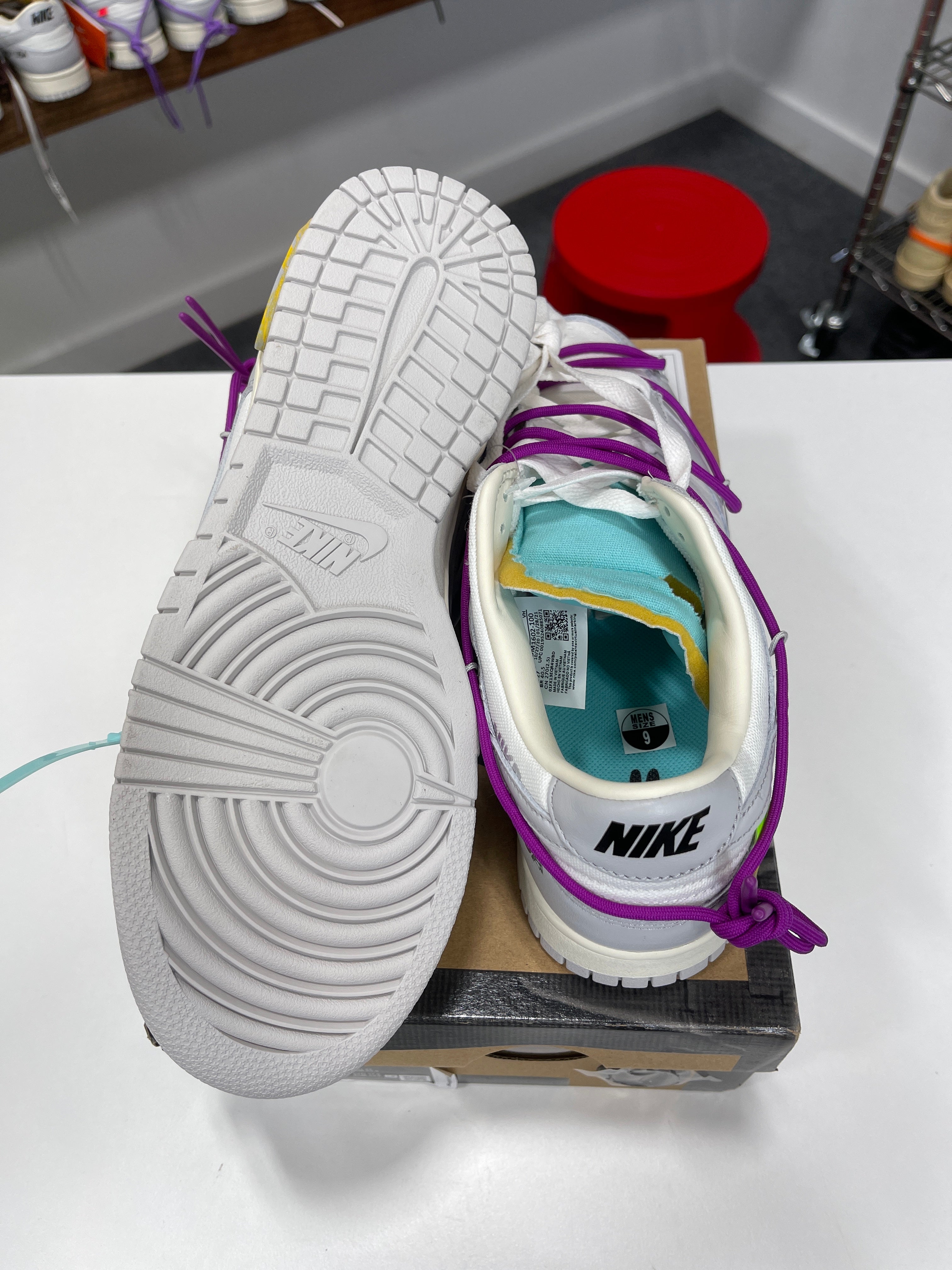 Nike Dunk Low Off-White Lot 21/50 - Sz 9
