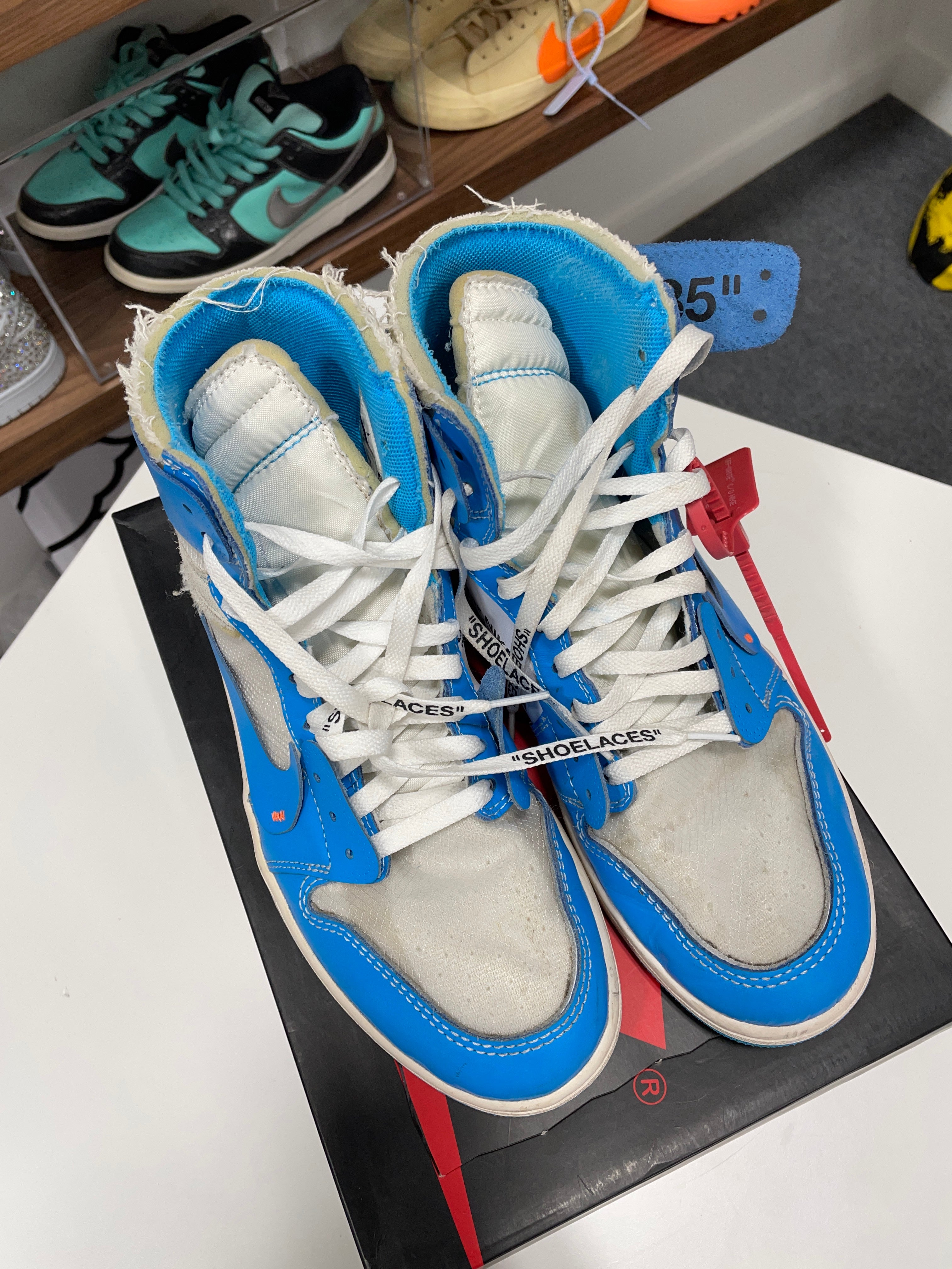 Jordan 1 Off White UNC Size 11