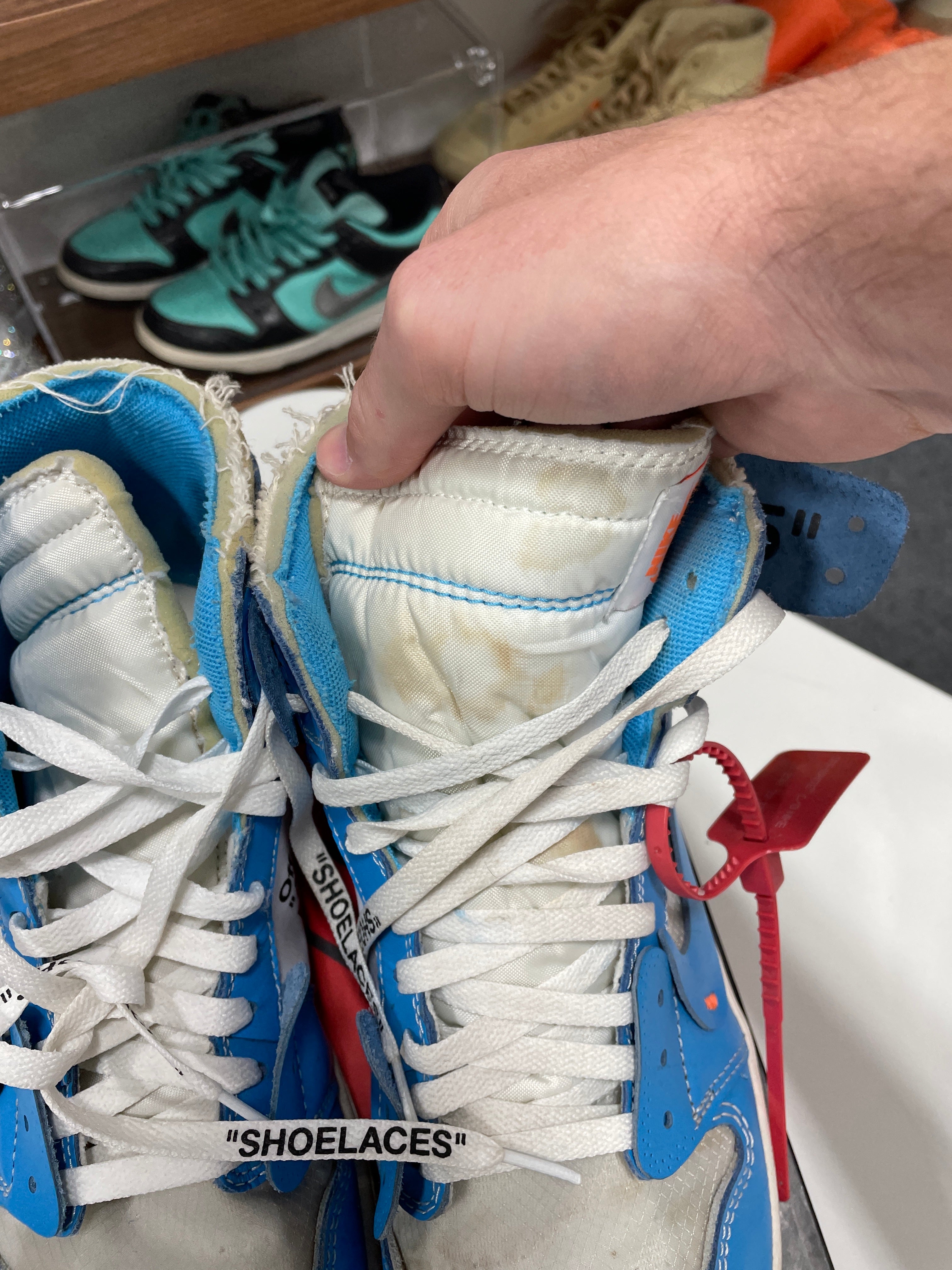 Jordan 1 Off White UNC Size 11