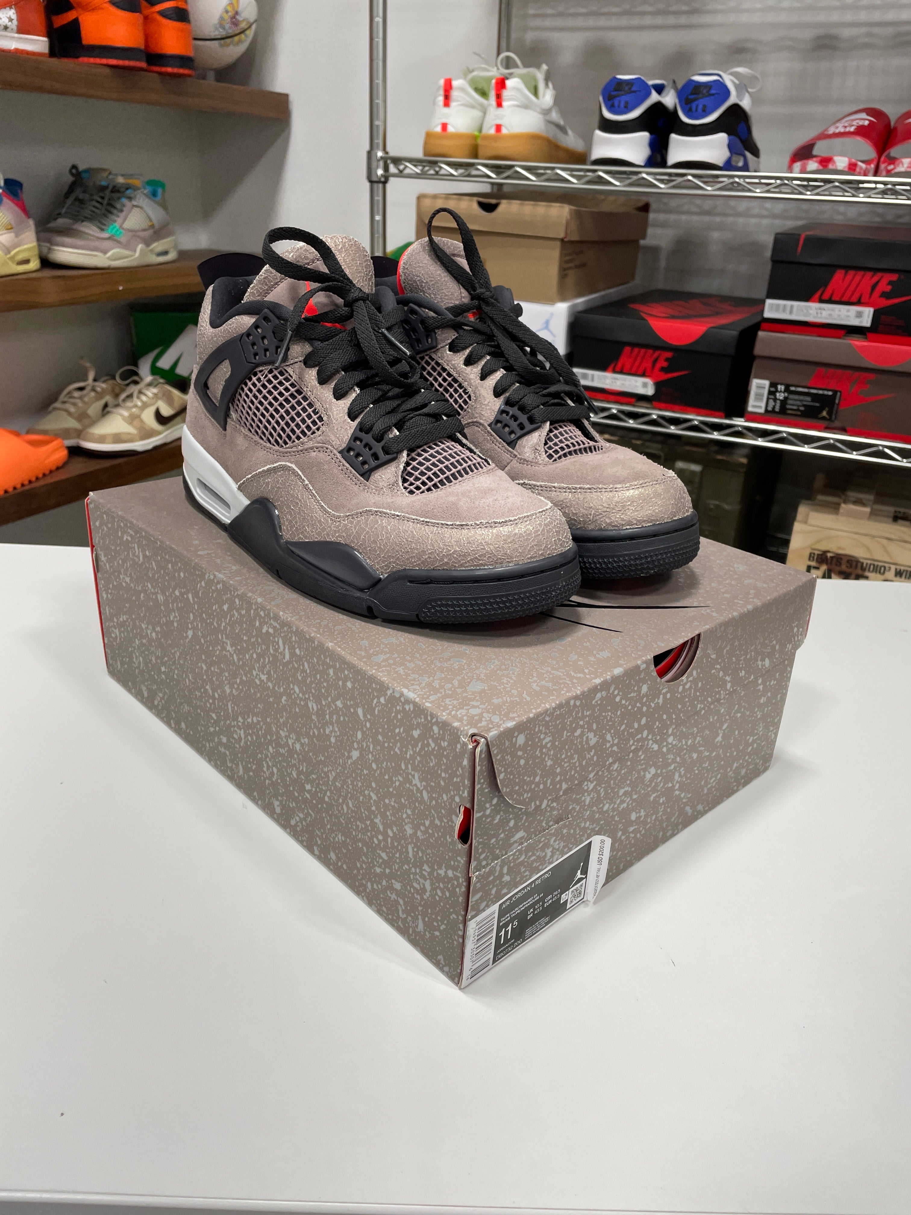 Jordan 4 Retro Taupe Haze Sz 11.5