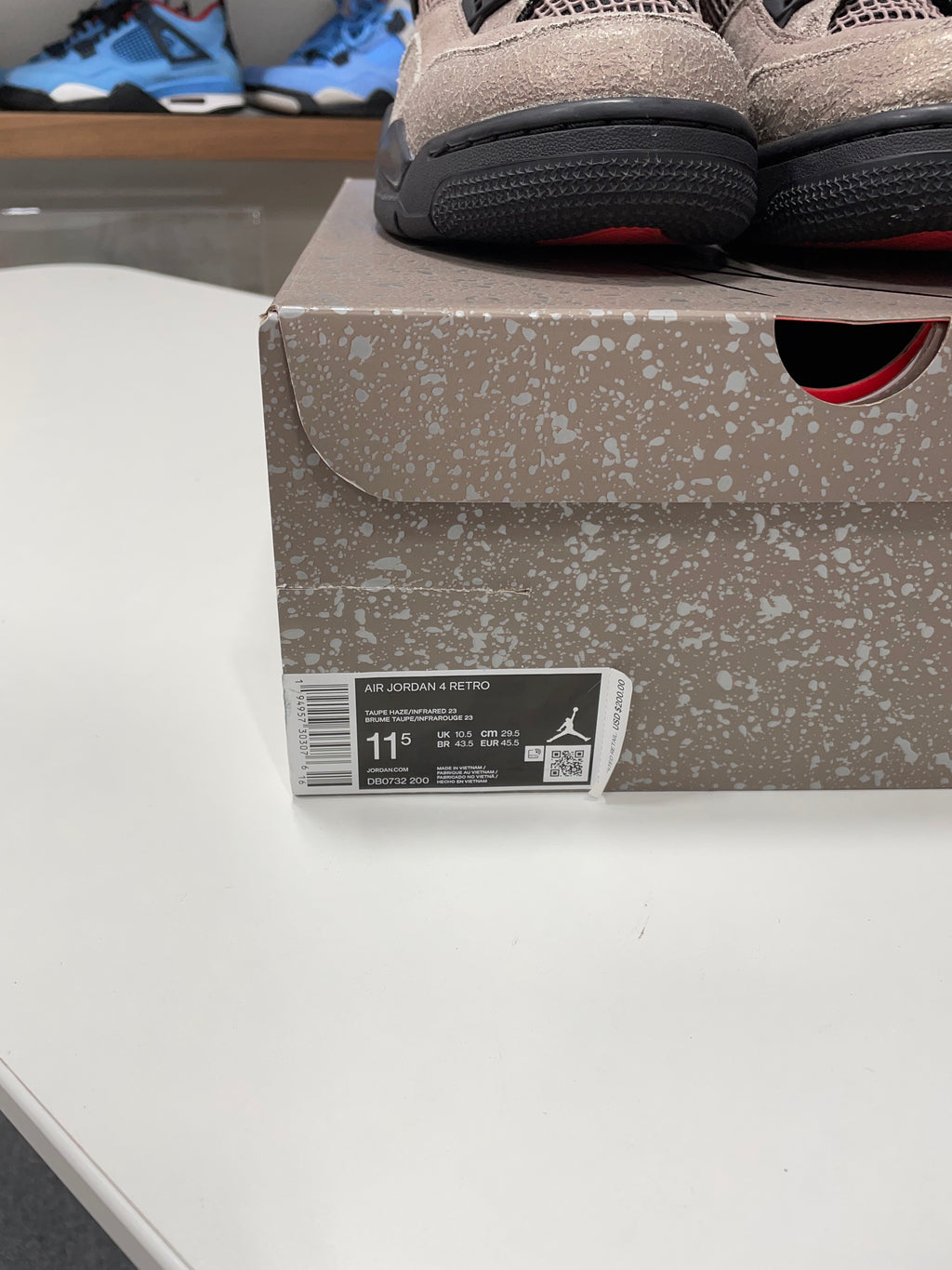 Jordan 4 Retro Taupe Haze Sz 11.5