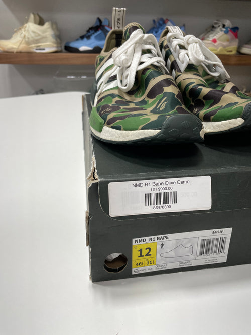 Adidas BAPE NMD Green Size 12