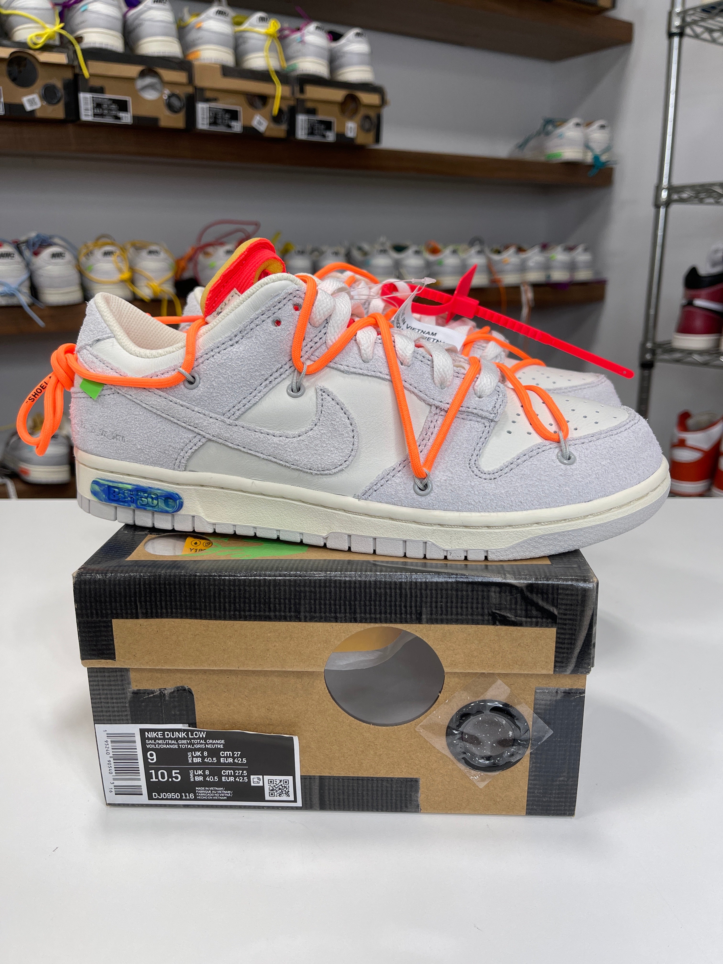 Nike Dunk Low Off-White Lot 31/50 - Sz 9
