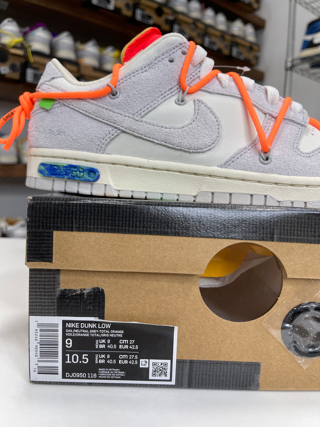 Nike Dunk Low Off-White Lot 31/50 - Sz 9