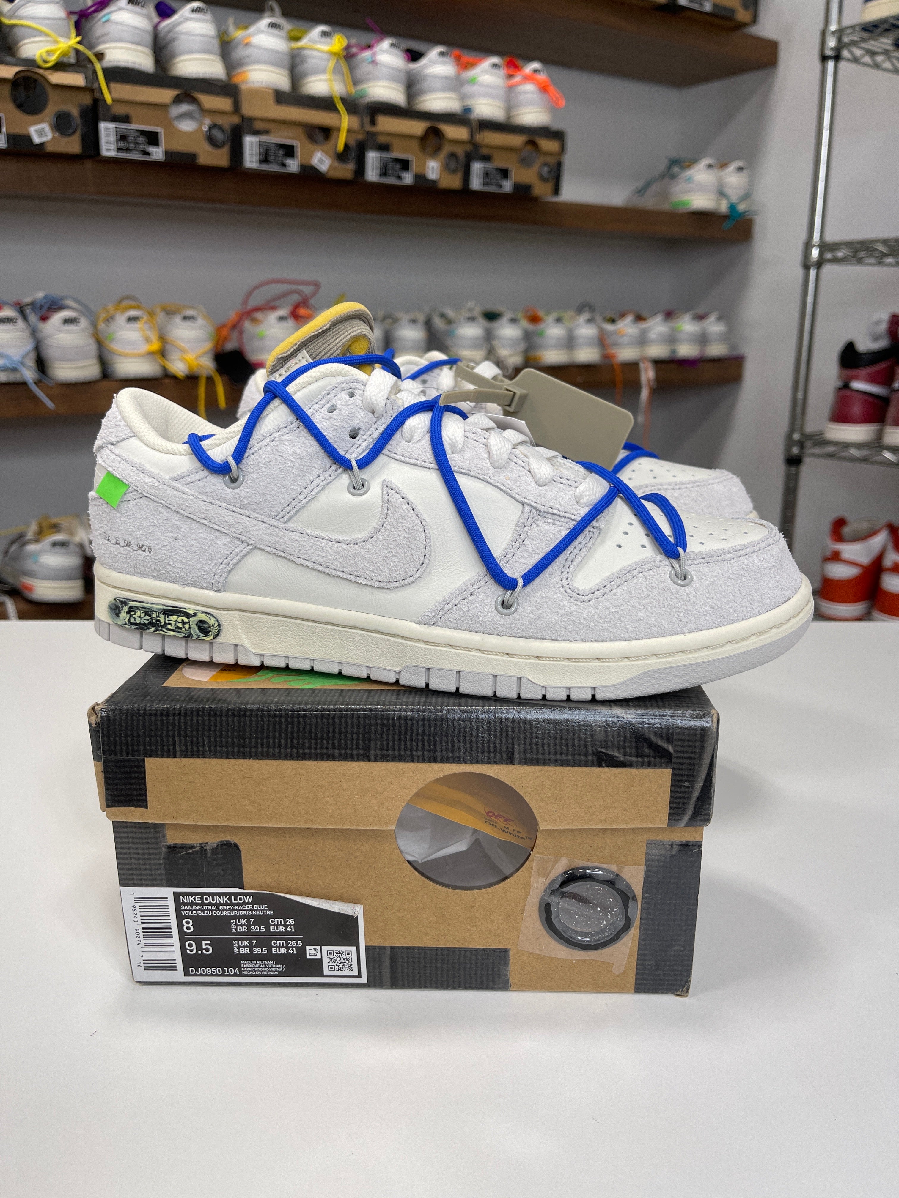 Nike Dunk Low Off-White Lot 32/50 - Sz 8