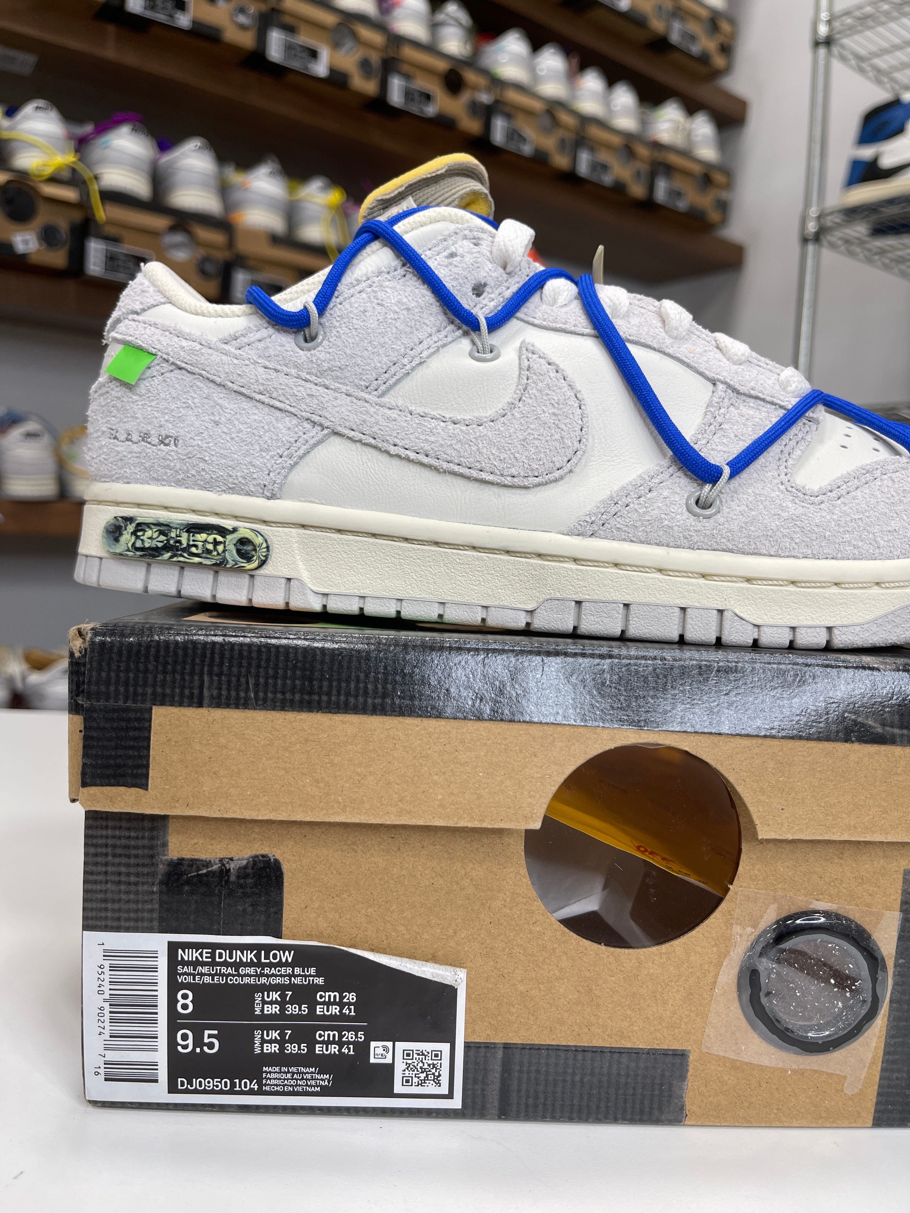 Nike Dunk Low Off-White Lot 32/50 - Sz 8