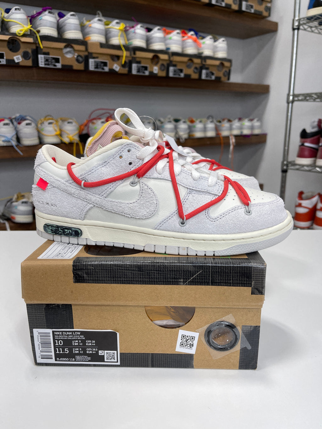 Nike Dunk Low Off-White Lot 33/50 - Sz 10