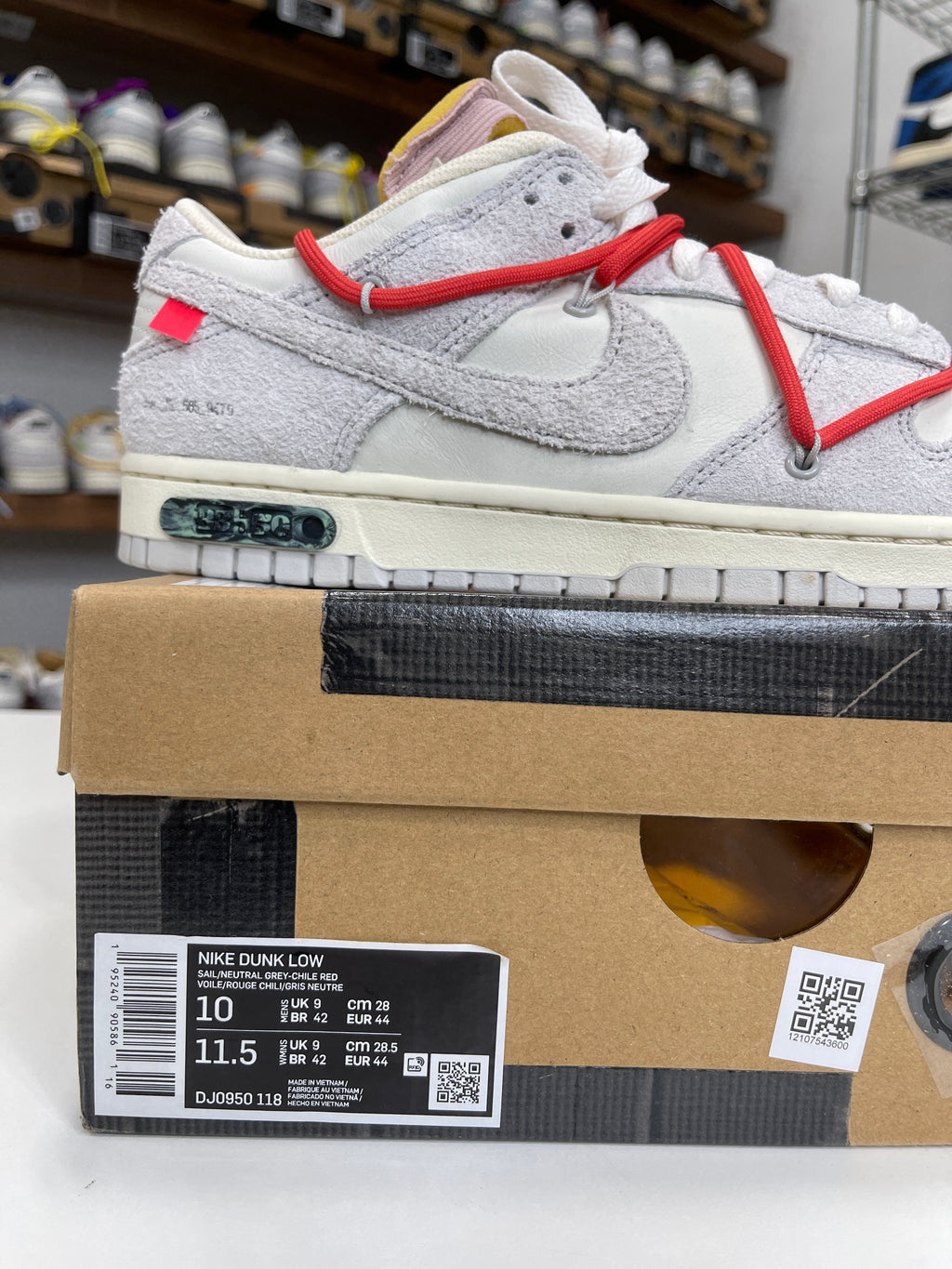Nike Dunk Low Off-White Lot 33/50 - Sz 10