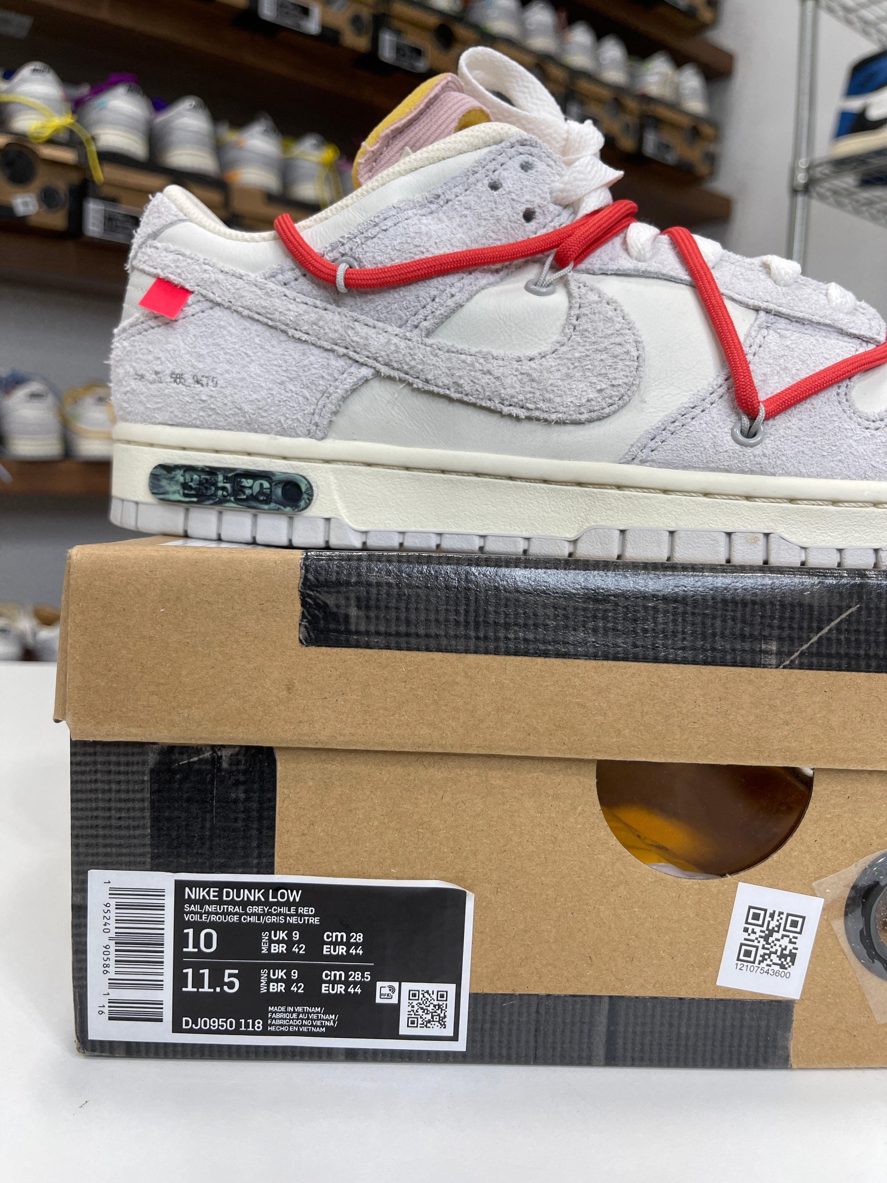 Nike Dunk Low Off-White Lot 33/50 - Sz 10