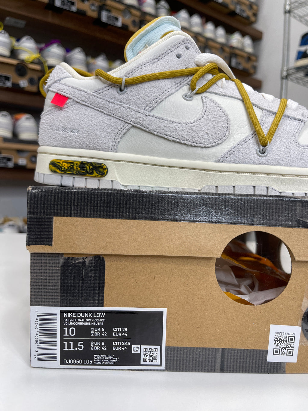 Nike Dunk Low Off-White Lot 37/50 - Sz 10