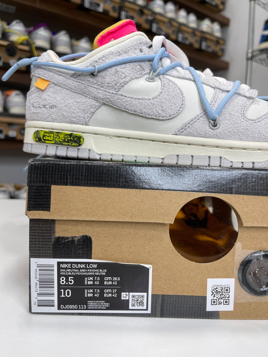 Nike Dunk Low Off-White Lot 38/50 - Sz 8.5