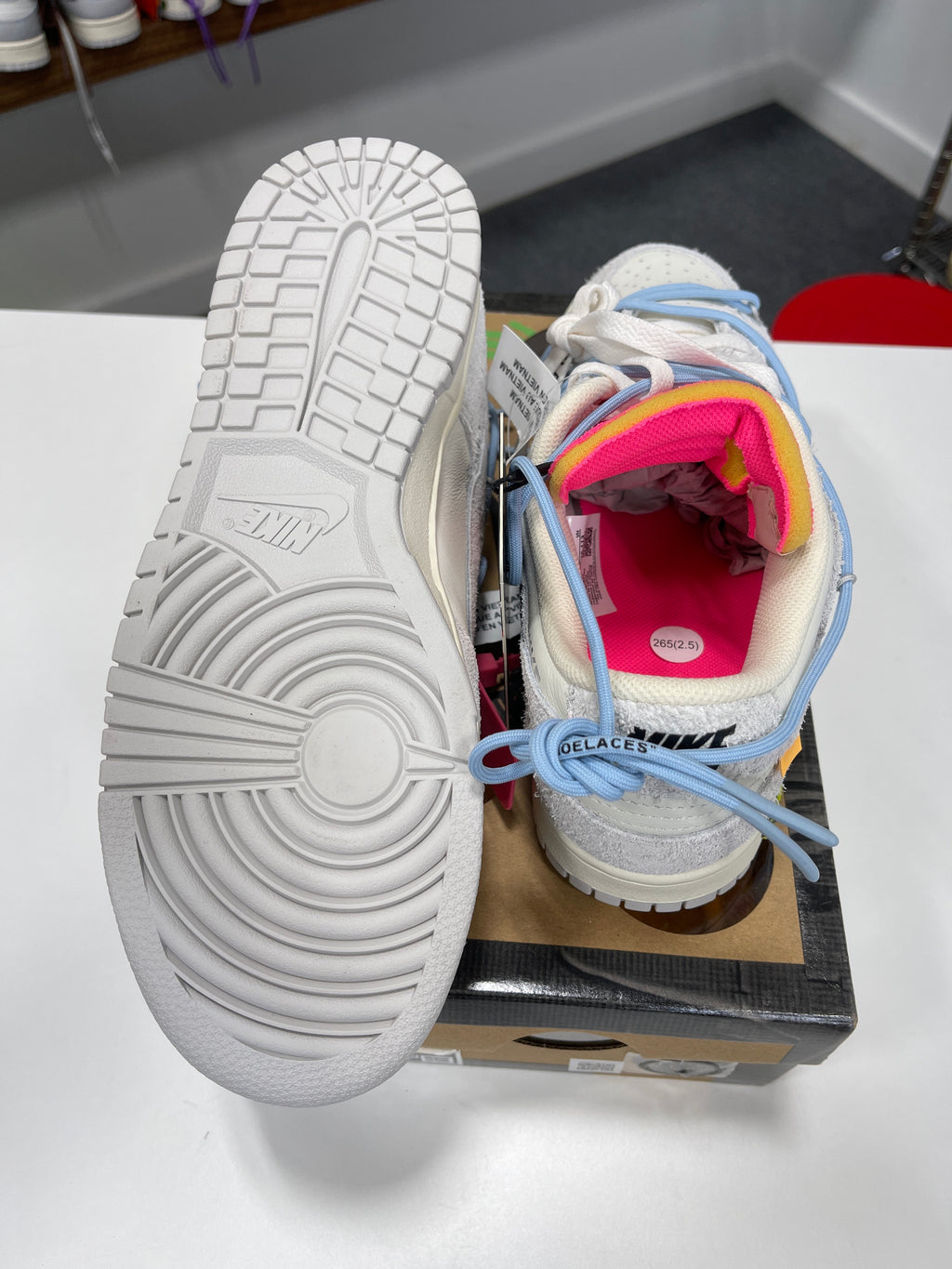Nike Dunk Low Off-White Lot 38/50 - Sz 8.5