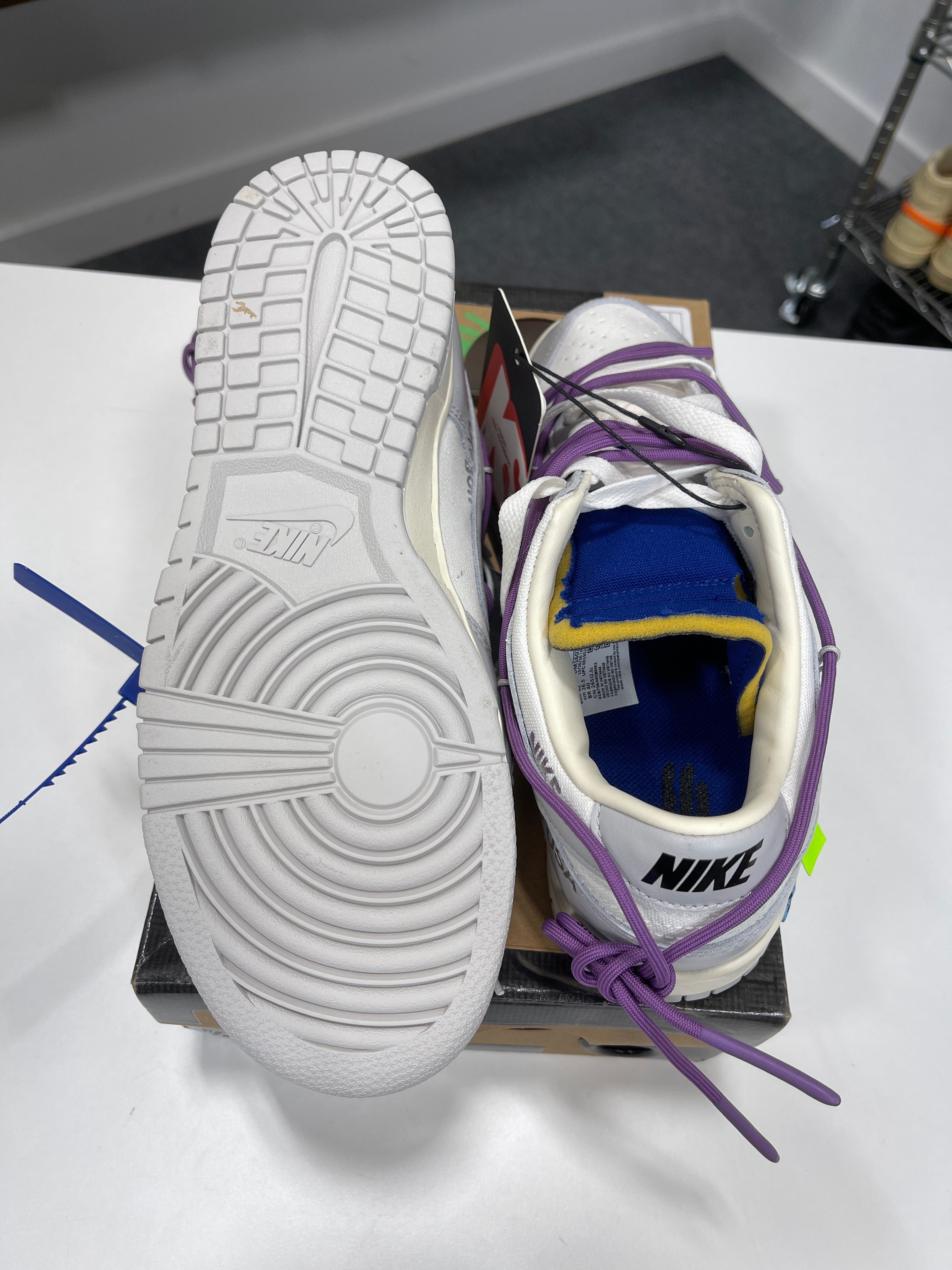 Nike Dunk Low Off-White Lot 48/50 - Sz 8.5