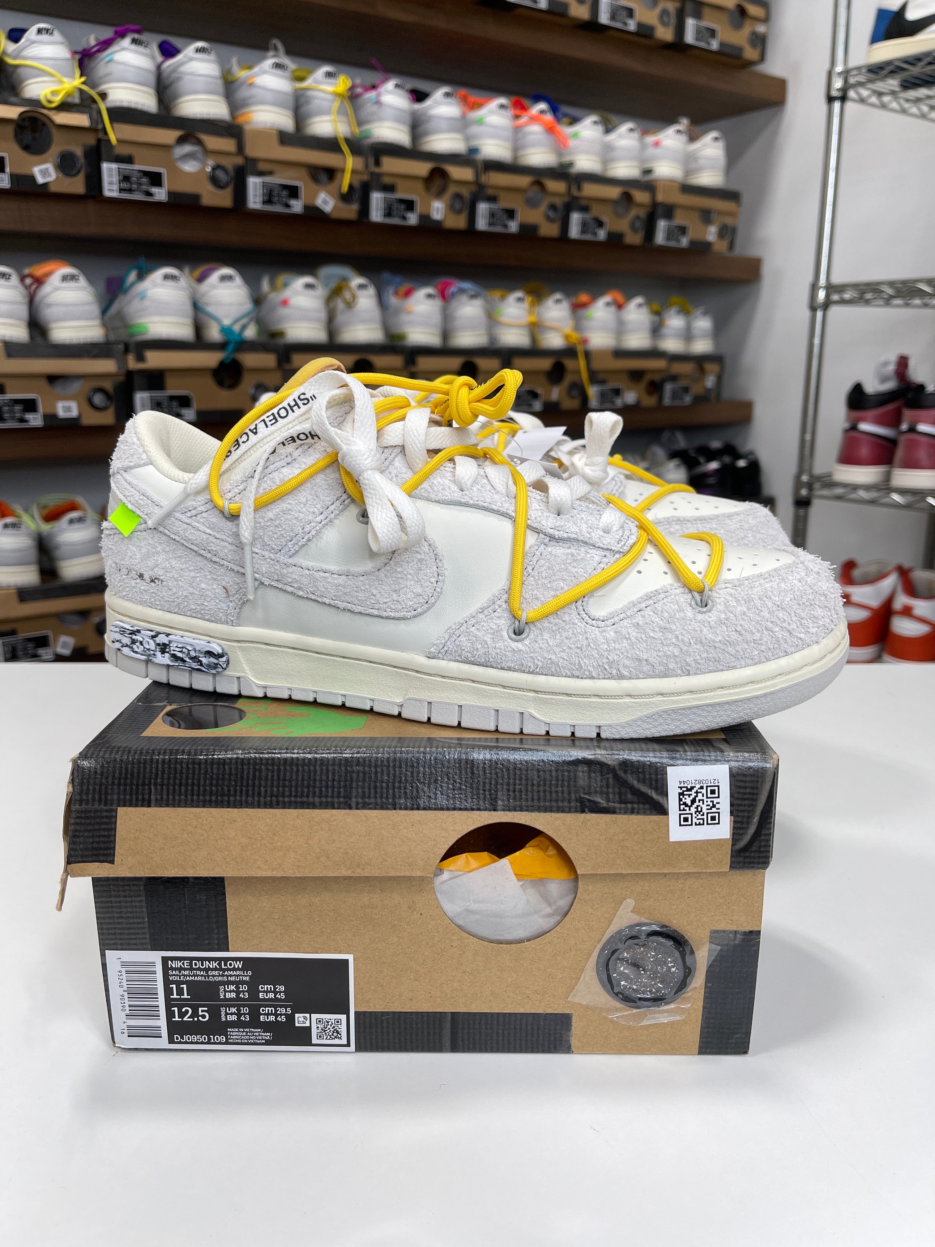 Nike Dunk Low Off-White Lot 39/50 - Sz 11