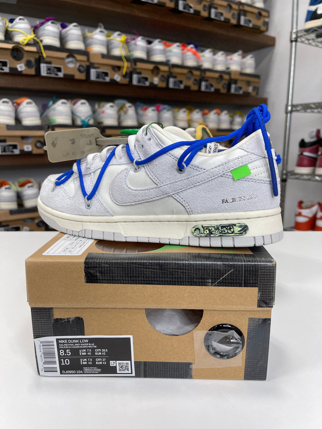 Nike Dunk Low Off-White Lot 32/50 - Sz 8.5
