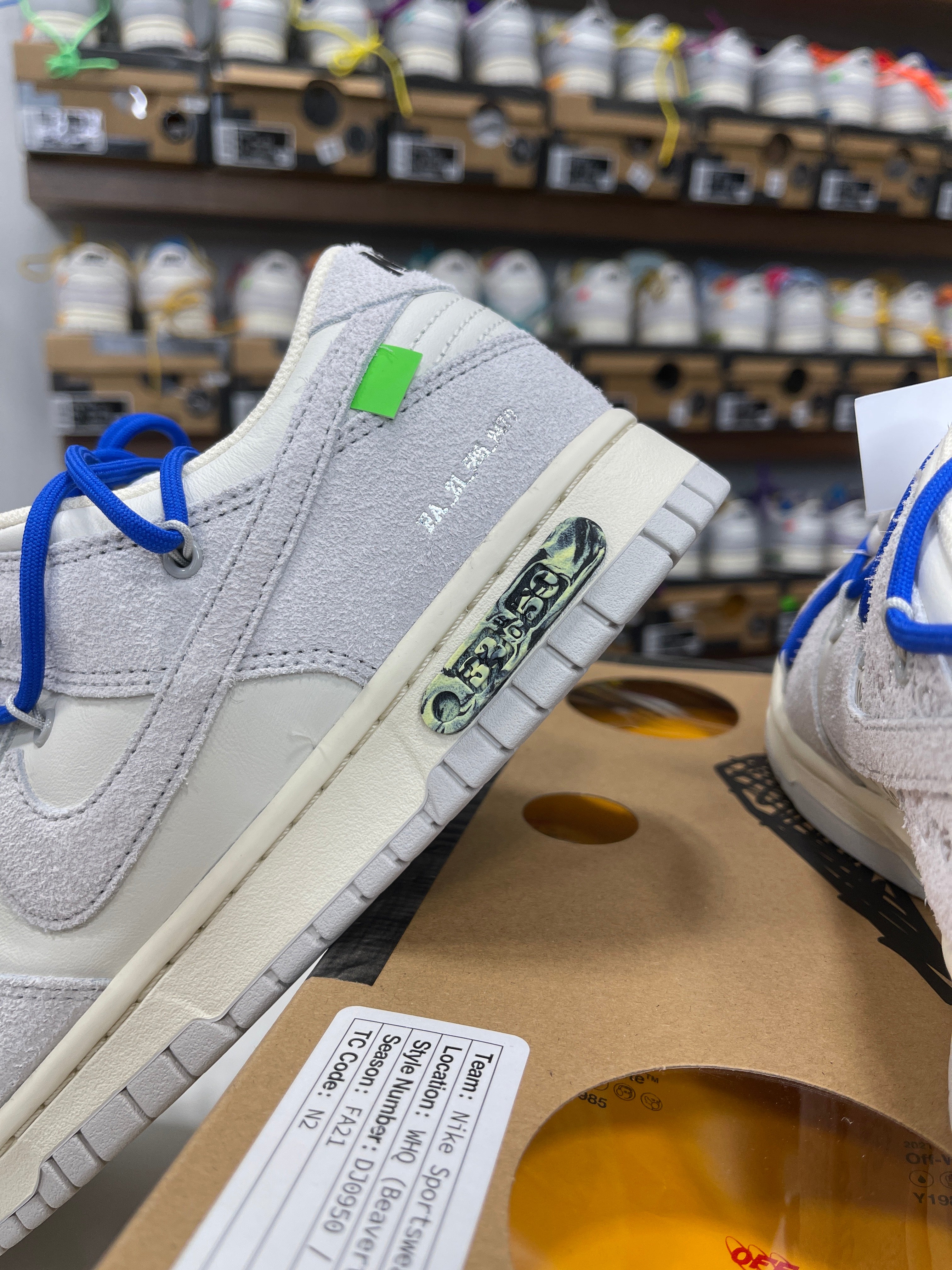 Nike Dunk Low Off-White Lot 32/50 - Sz 8.5