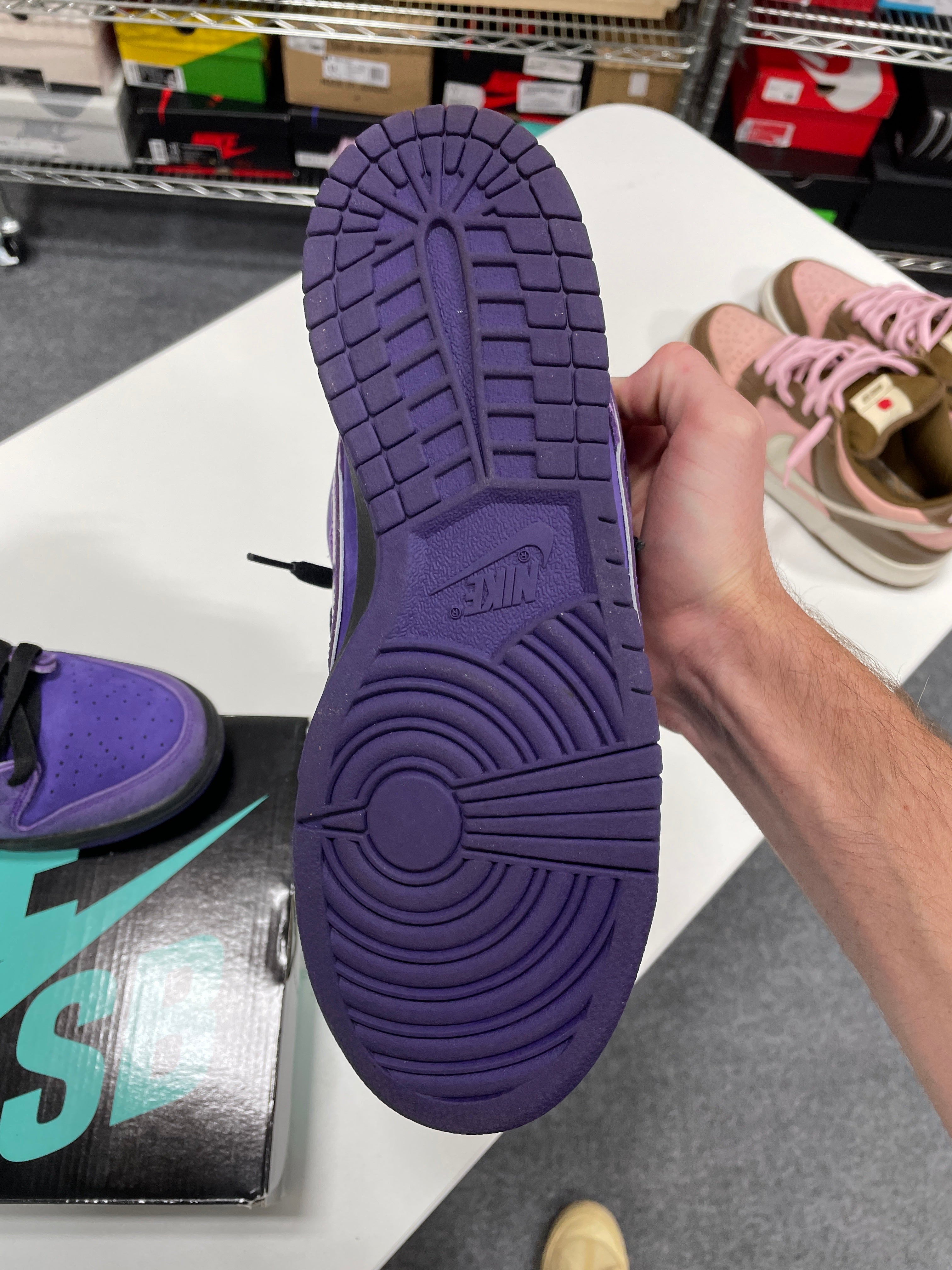 Nike SB Dunk Low Concepts Purple Lobster Sz 10