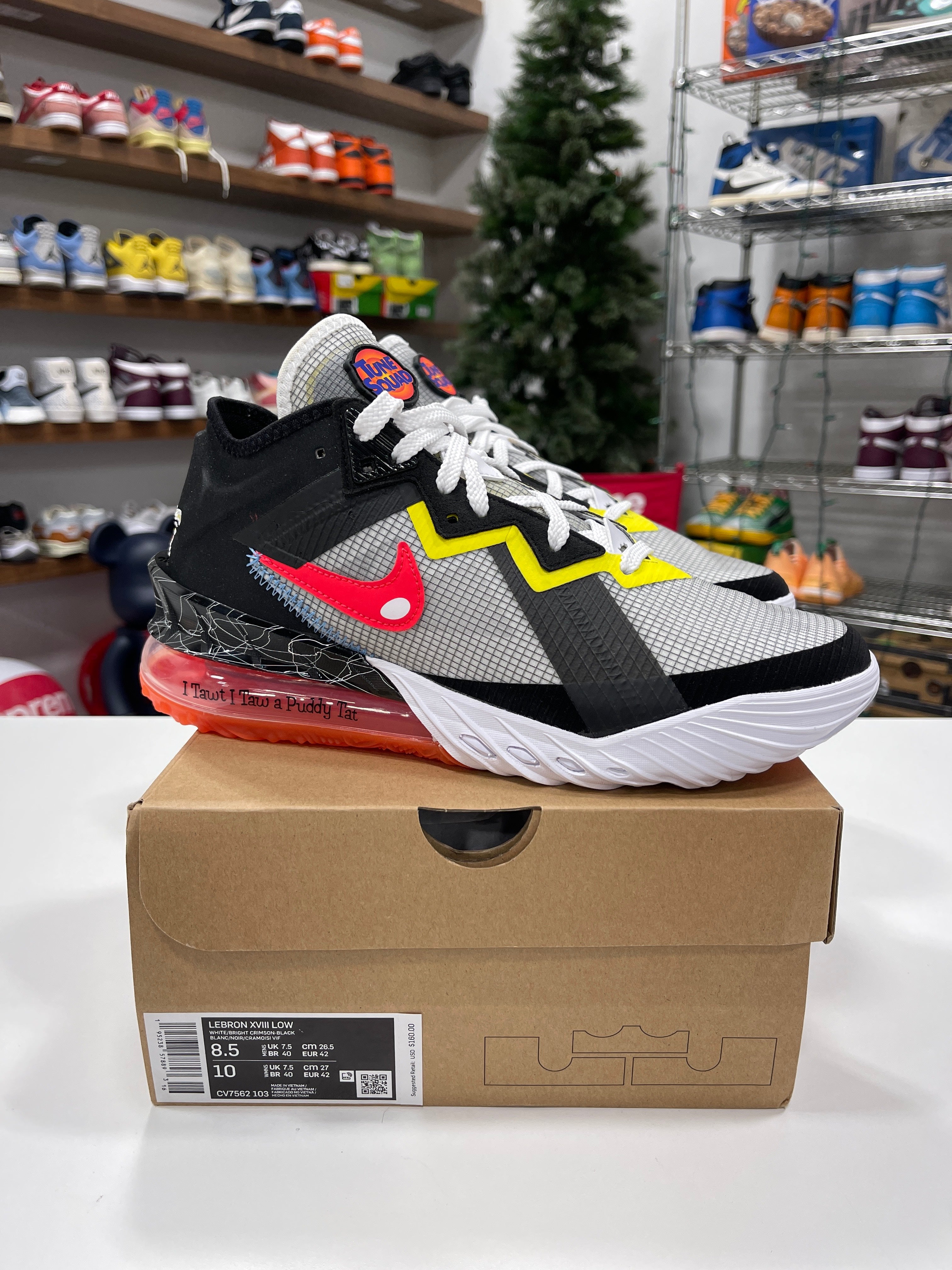 Lebron XVIII Low Space Jam Sz 8.5