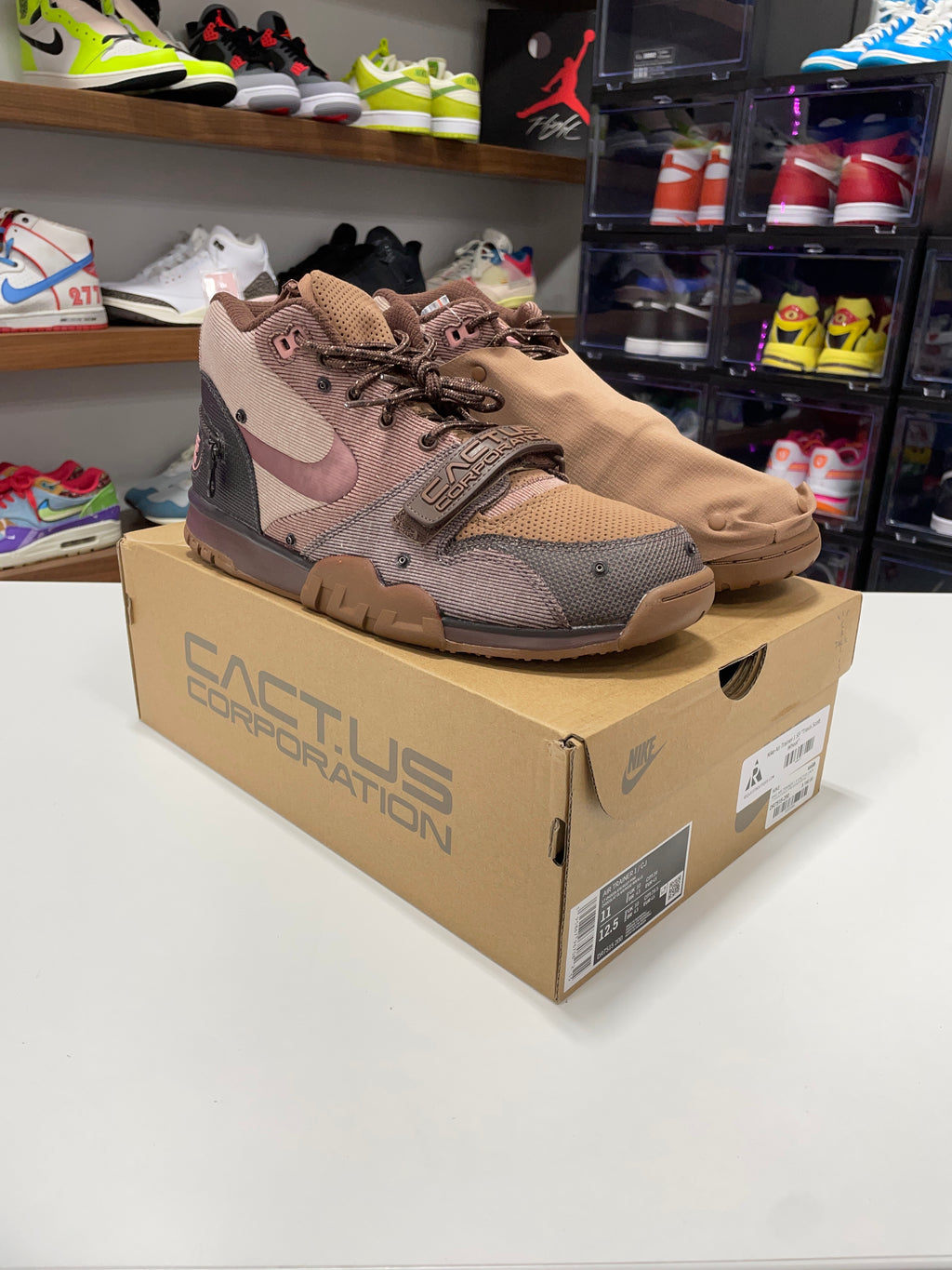 Nike Air Trainer 1 SP Travis Scott Wheat Sz 11