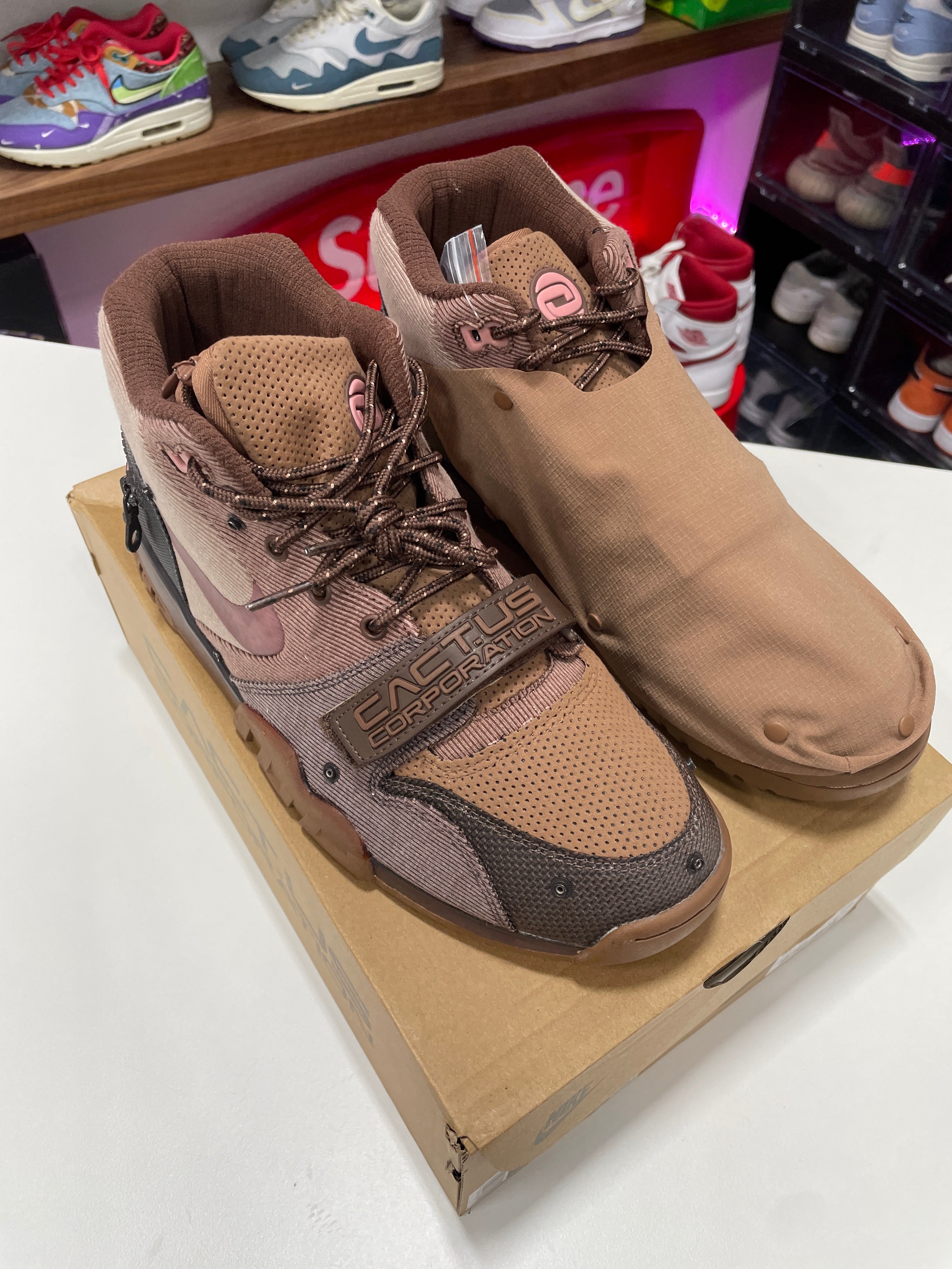 Nike Air Trainer 1 SP Travis Scott Wheat Sz 11
