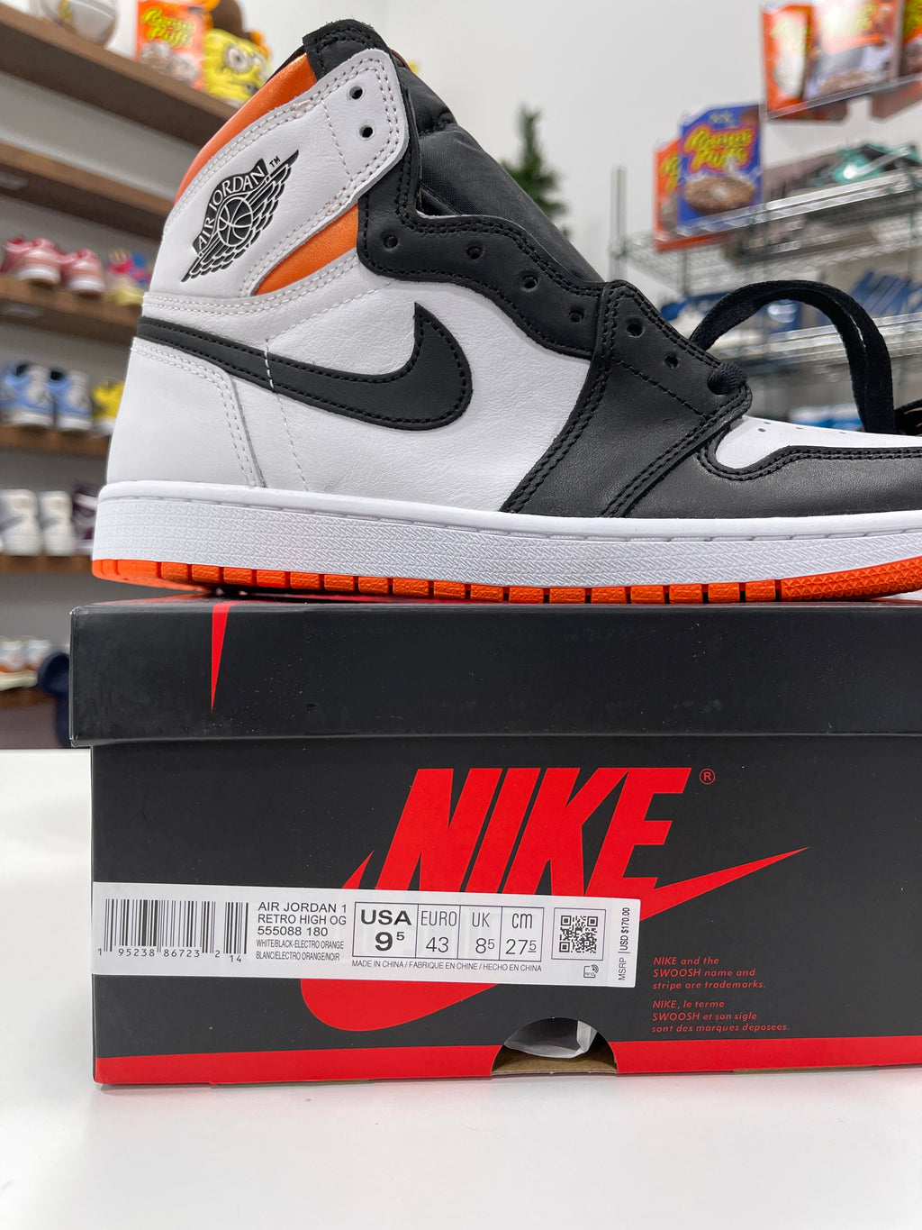 Air Jordan 1 High "Electro Orange" Sz 9.5