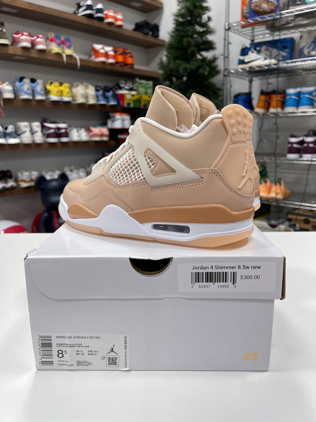 Wmns Air Jordan 4 "Shimmer" Sz 8.5