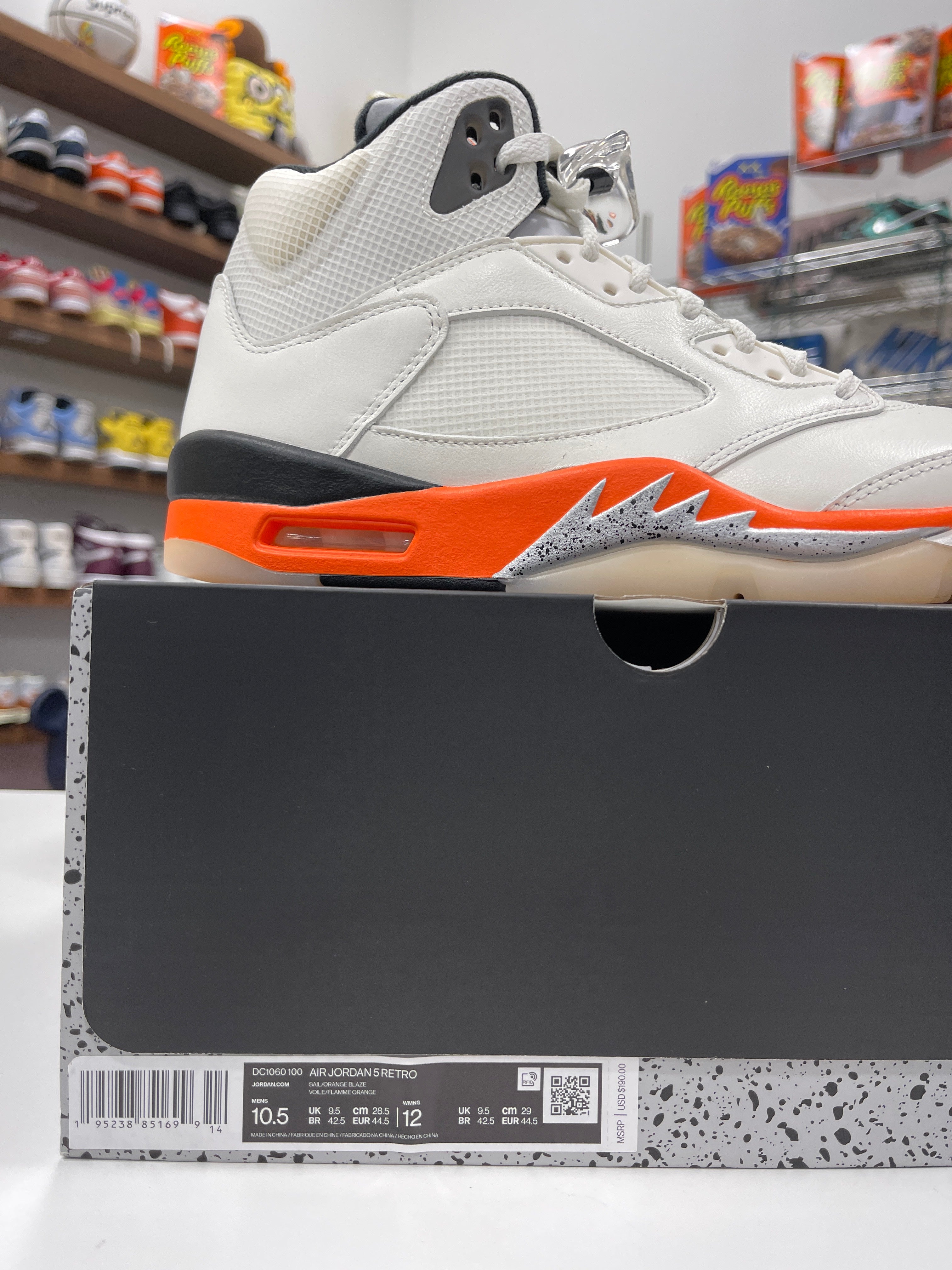Air Jordan 5 "Shattered Backboard" Sz 10.5