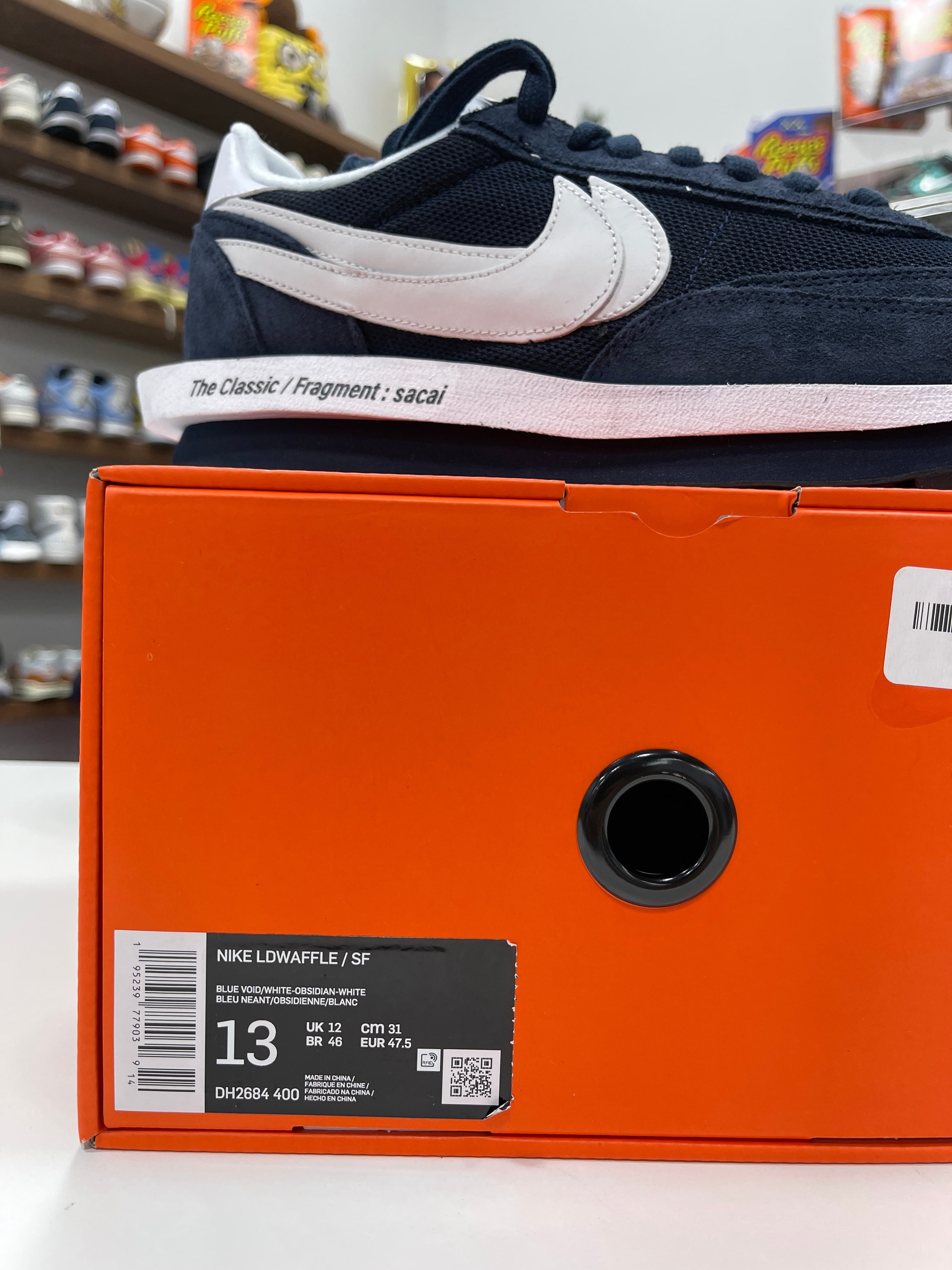 Nike Sacai LDWaffle Blue Void Sz 13