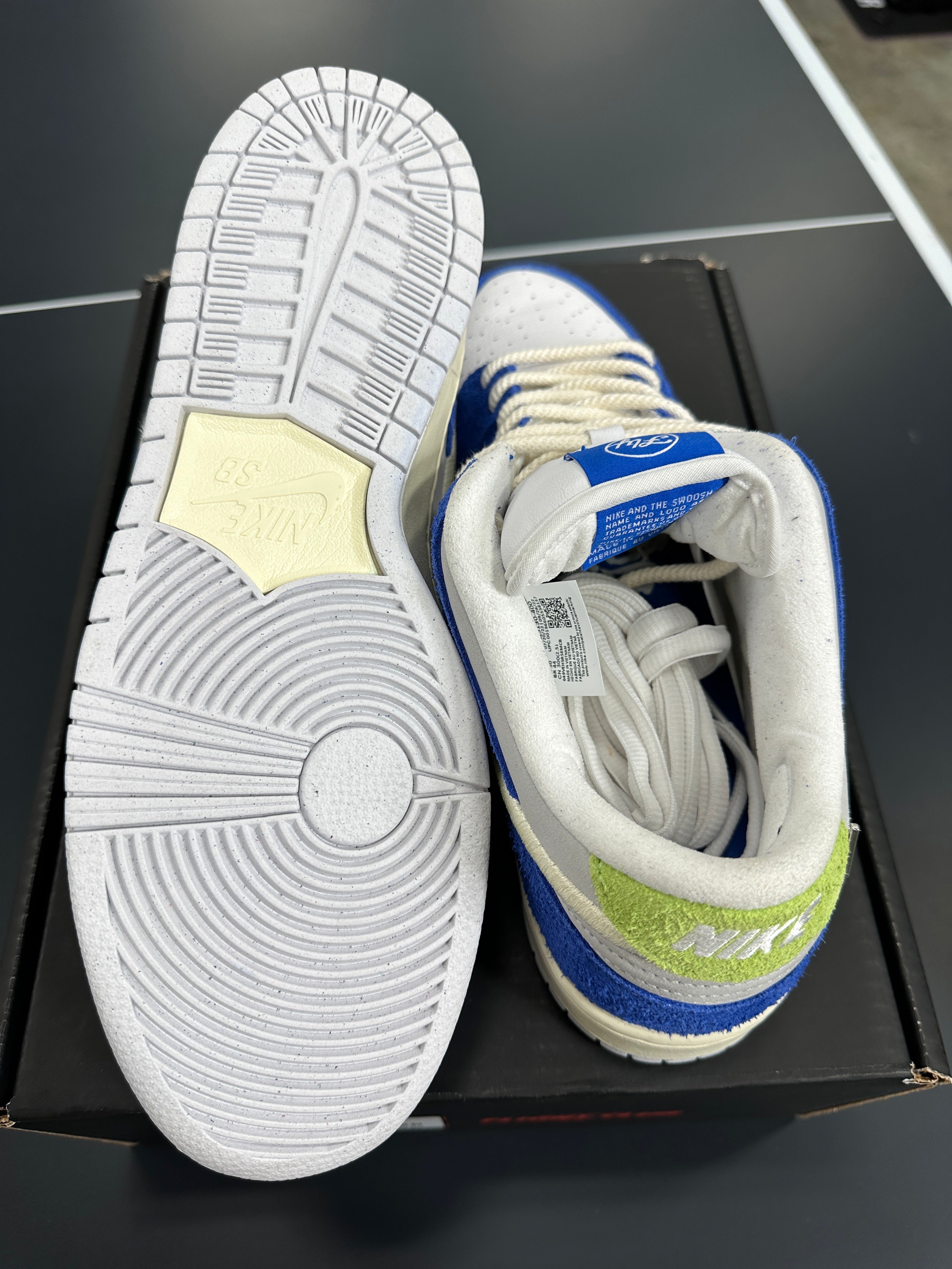 Fly Streetwear x Nike SB Dunk Low Sz 12 Rep Box *Unreleased*