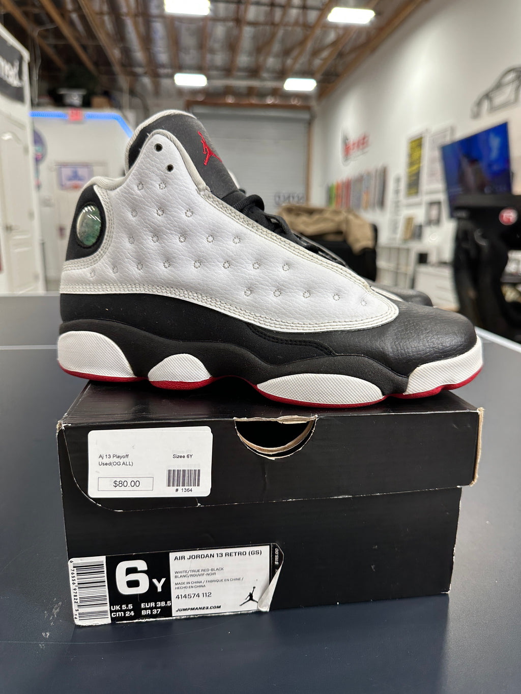 Jordan 13 Playoff Sz 6Y