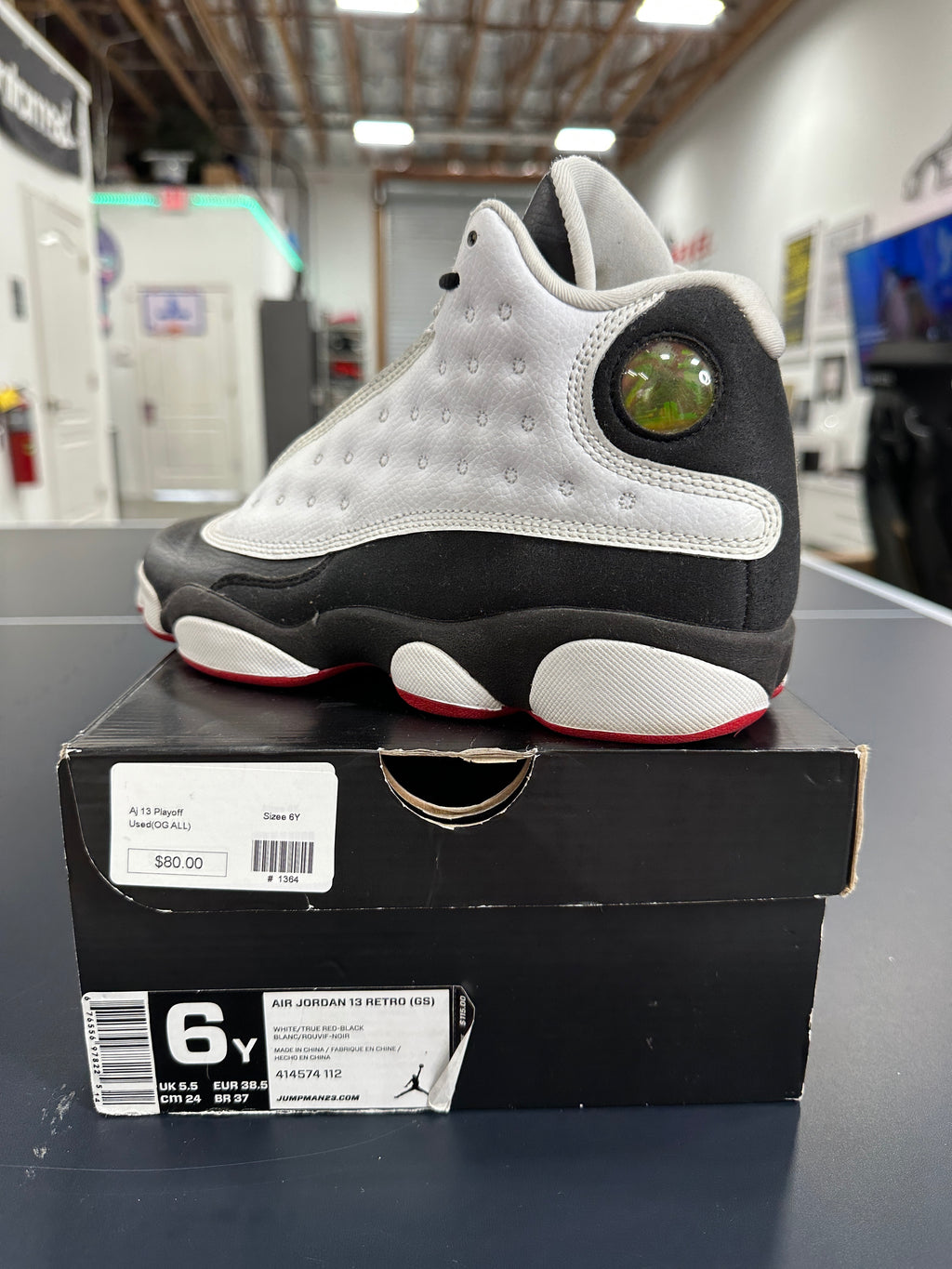 Jordan 13 Playoff Sz 6Y