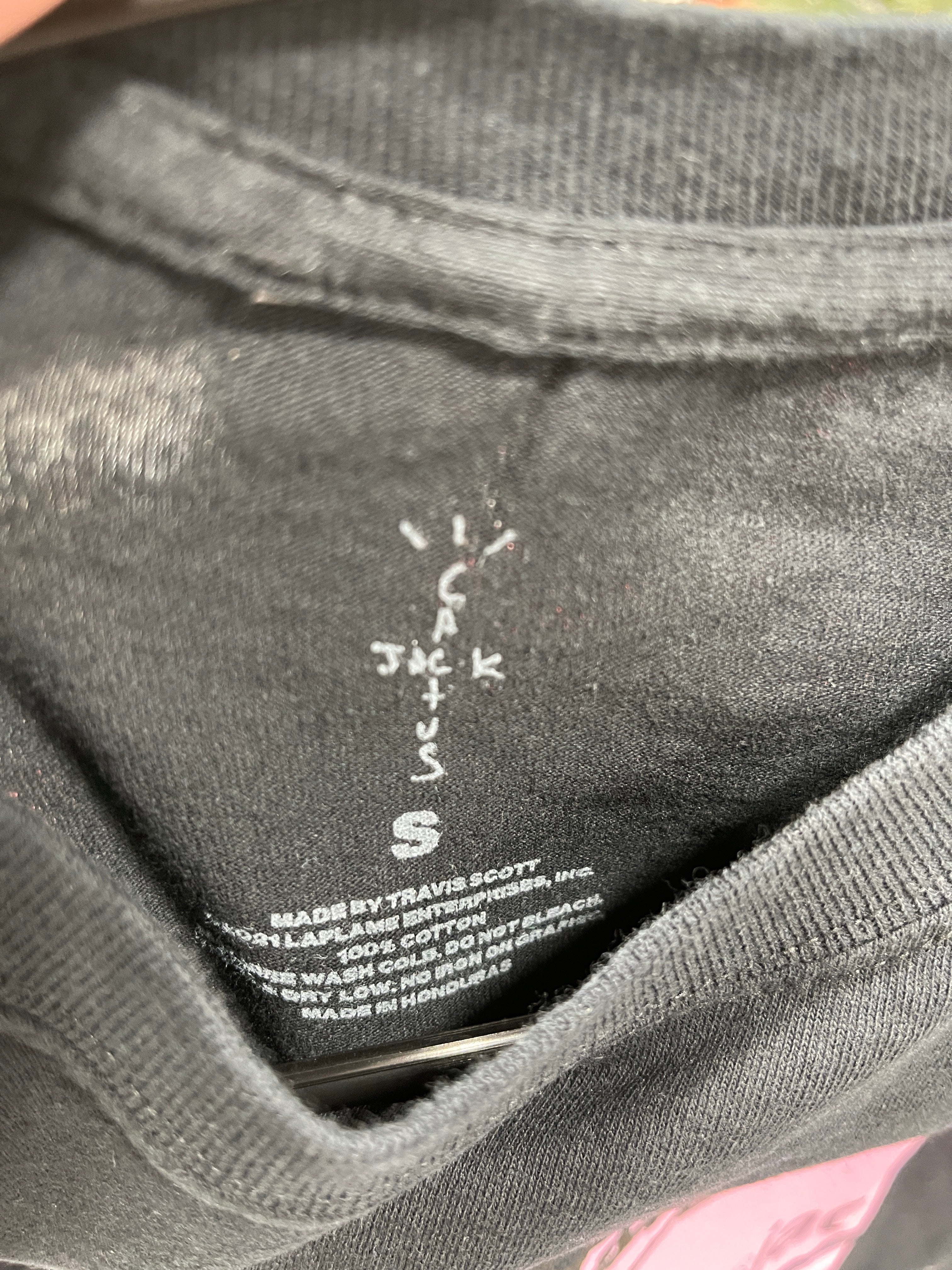 Travis Scott x Fragment T-Shirt Sz S
