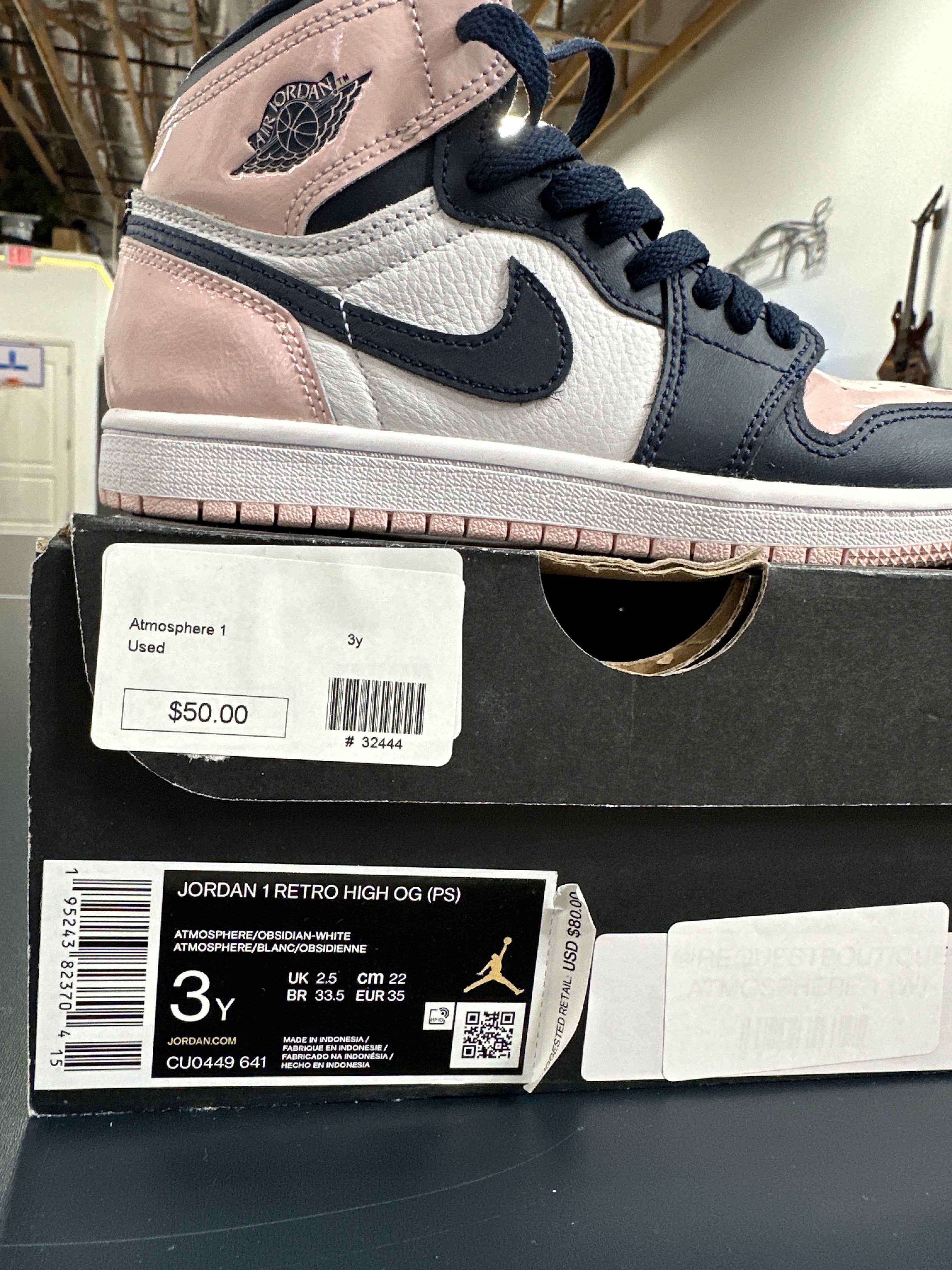 Jordan 1 Atmosphere Sz 3y