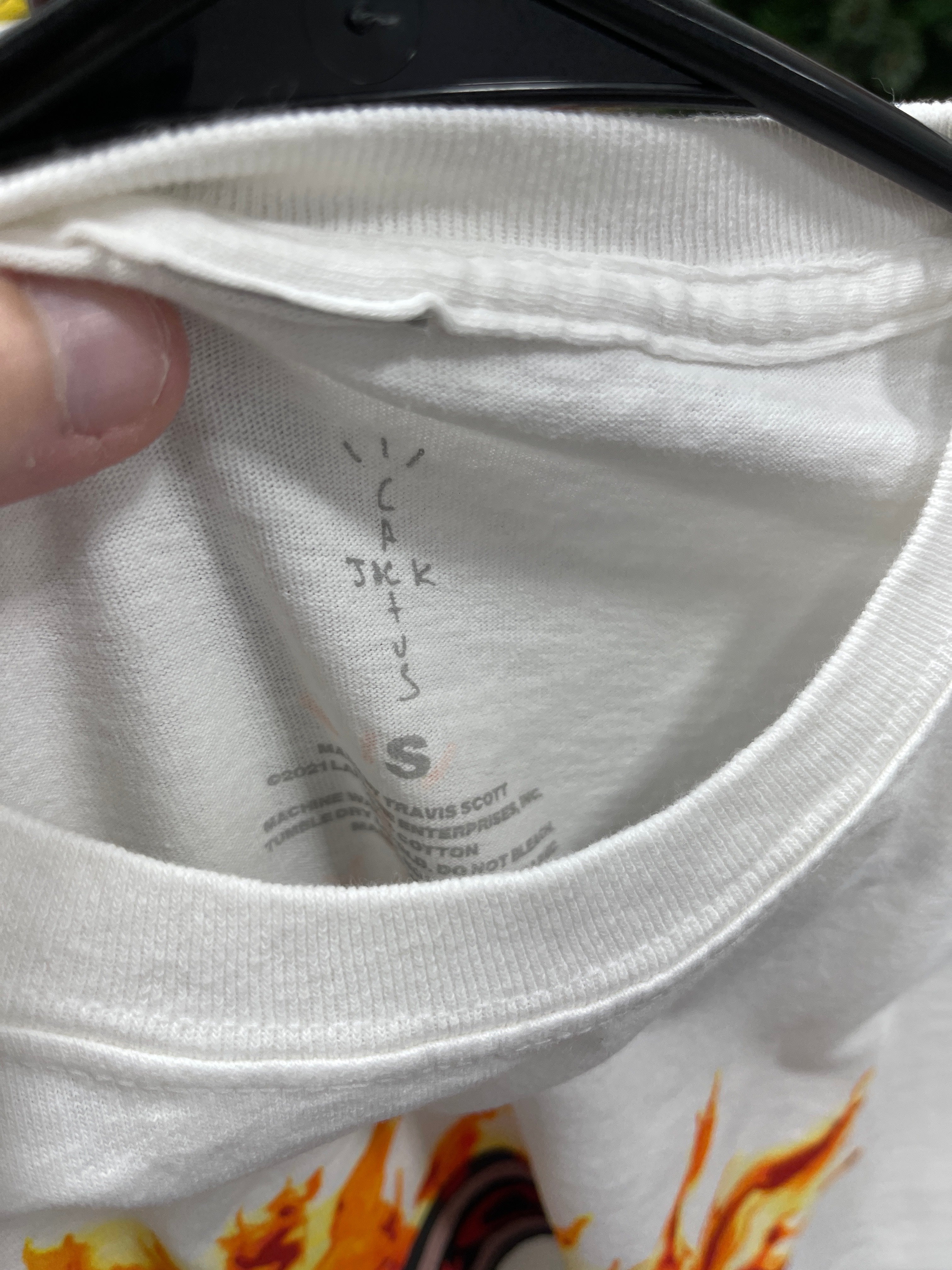 Travis Scott x Fragment T-Shirt Sz S