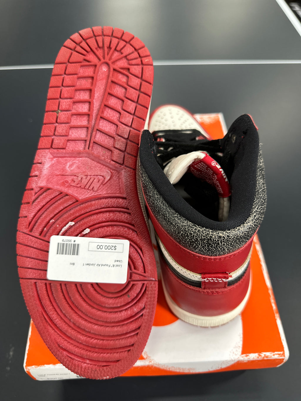 Jordan 1 Lost and Found Sz 8