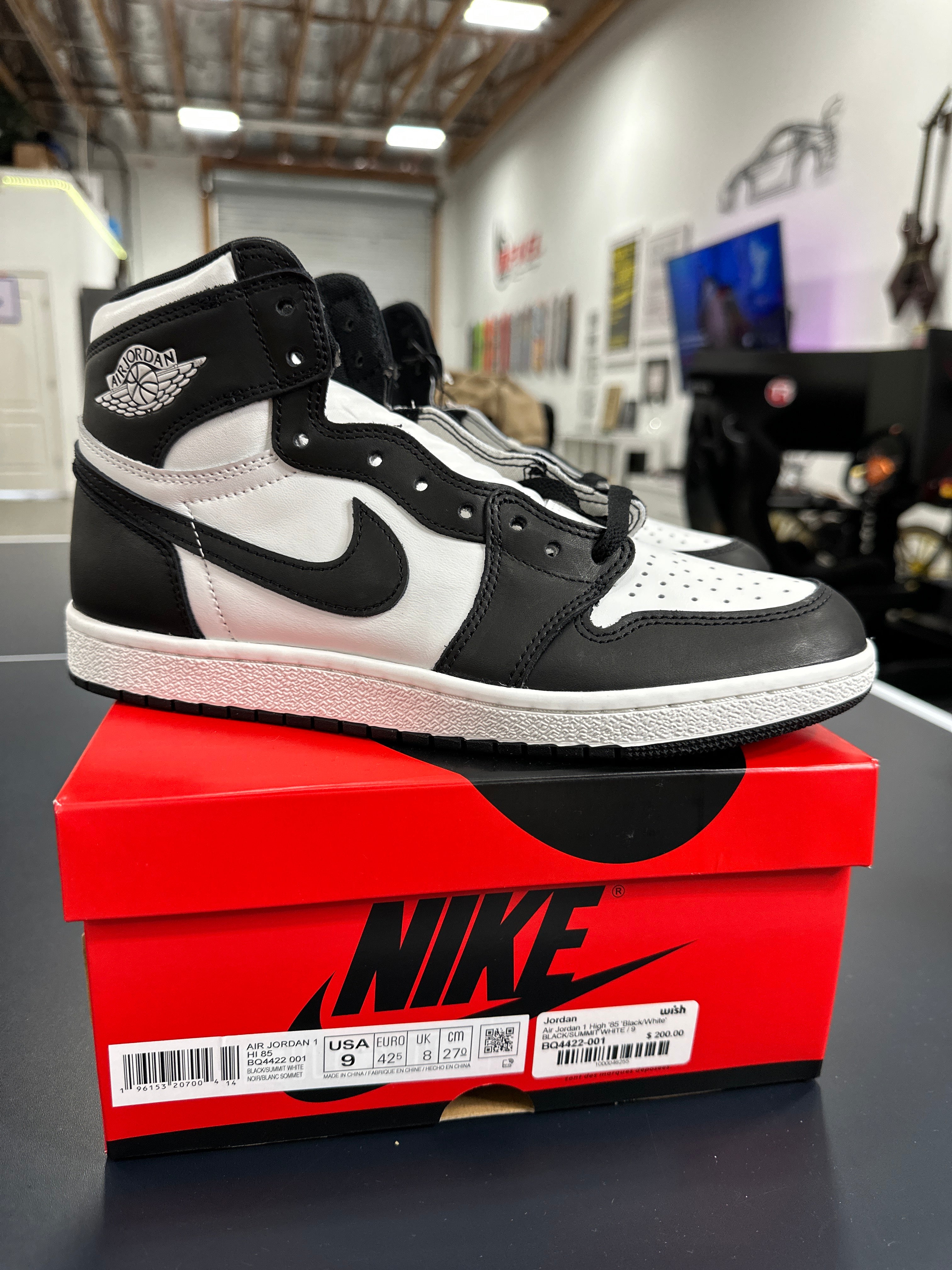Jordan 1 Hi 1985 Sz 9