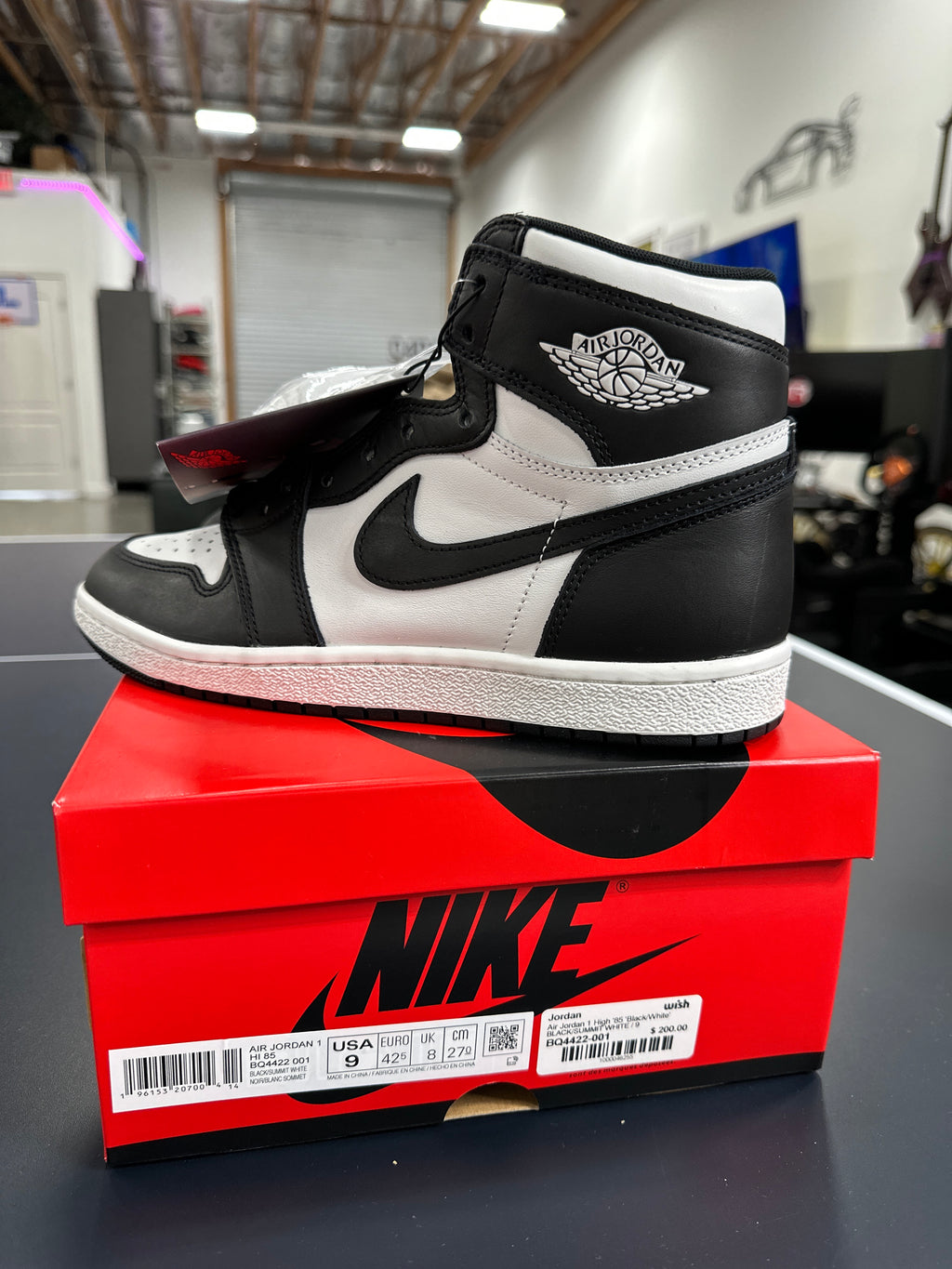 Jordan 1 Hi 1985 Sz 9