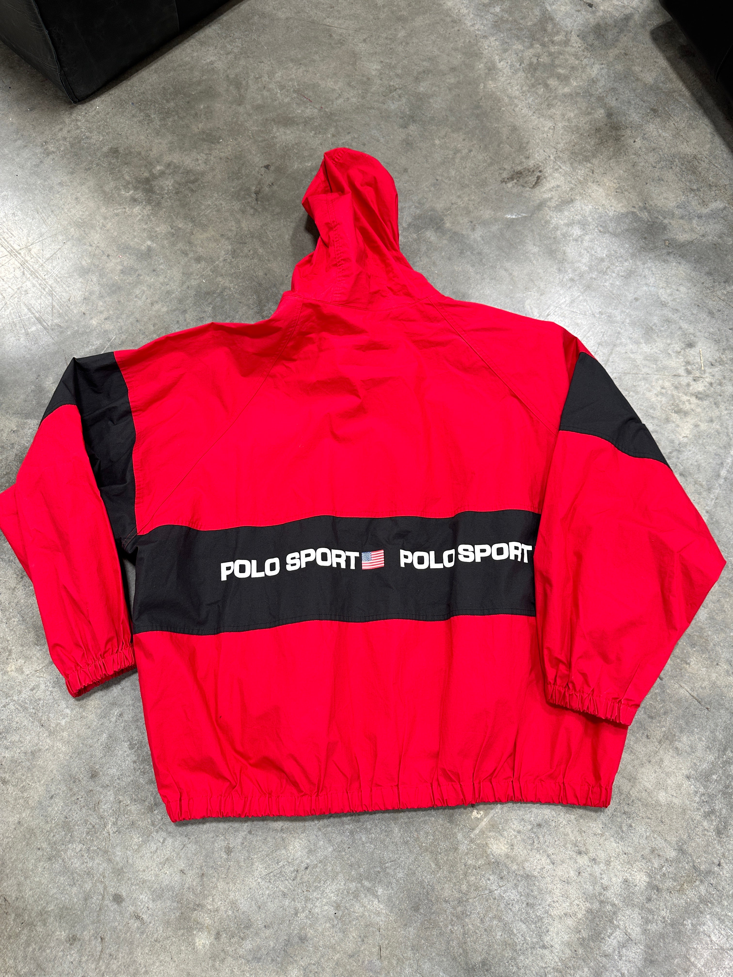 Vintage Polo Sport Windbreaker Jacket Sz XXL